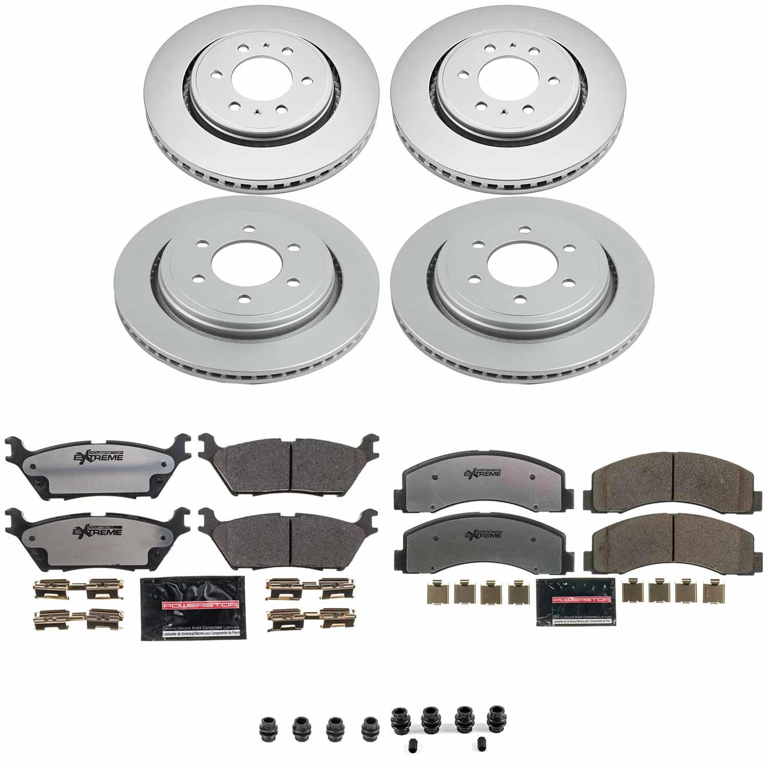 PowerStop CPK6803-36 PowerStop Z36 Truck and Tow Evolution GEOMET