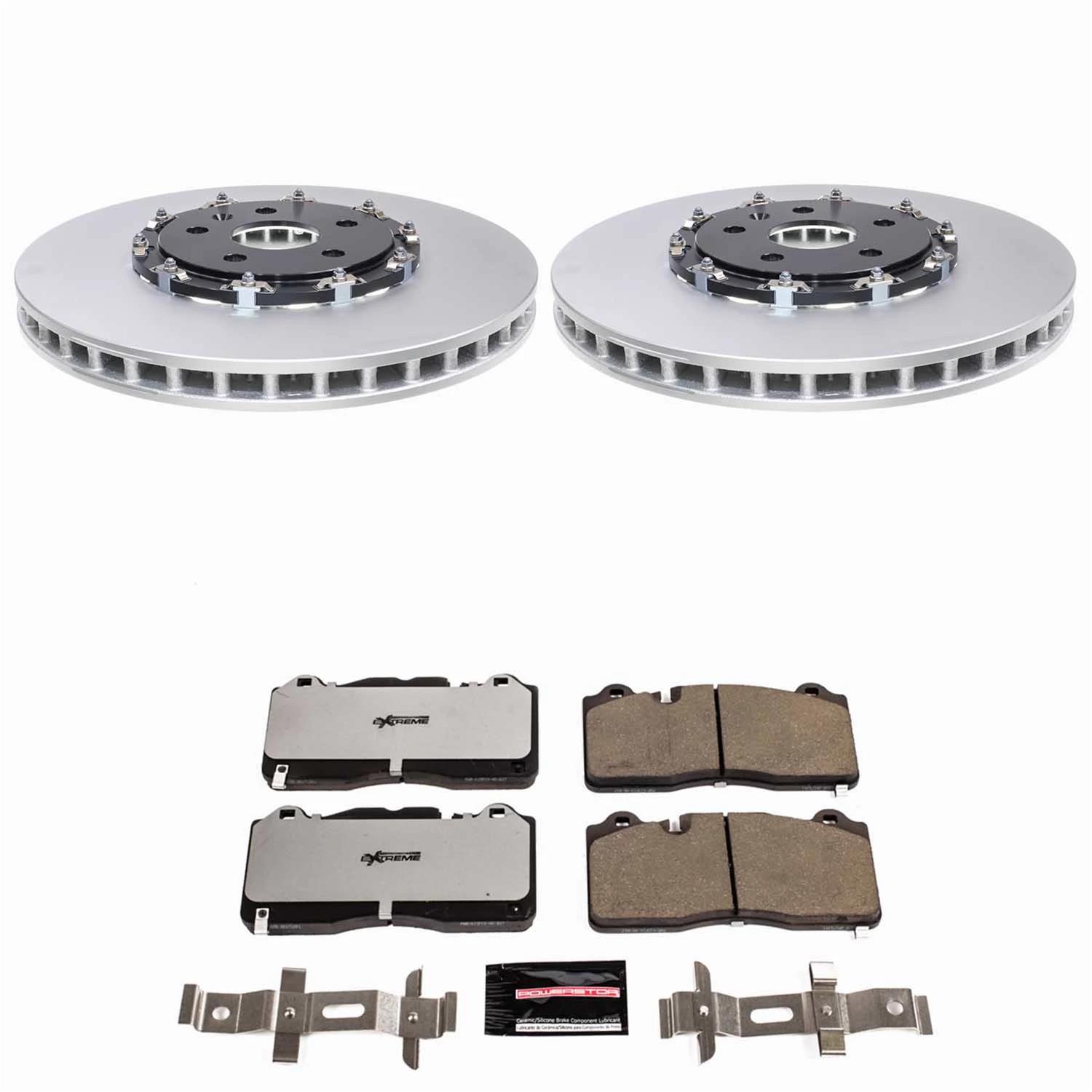 PowerStop CPK7662-26 PowerStop Z26 Street Warrior Coated Brake