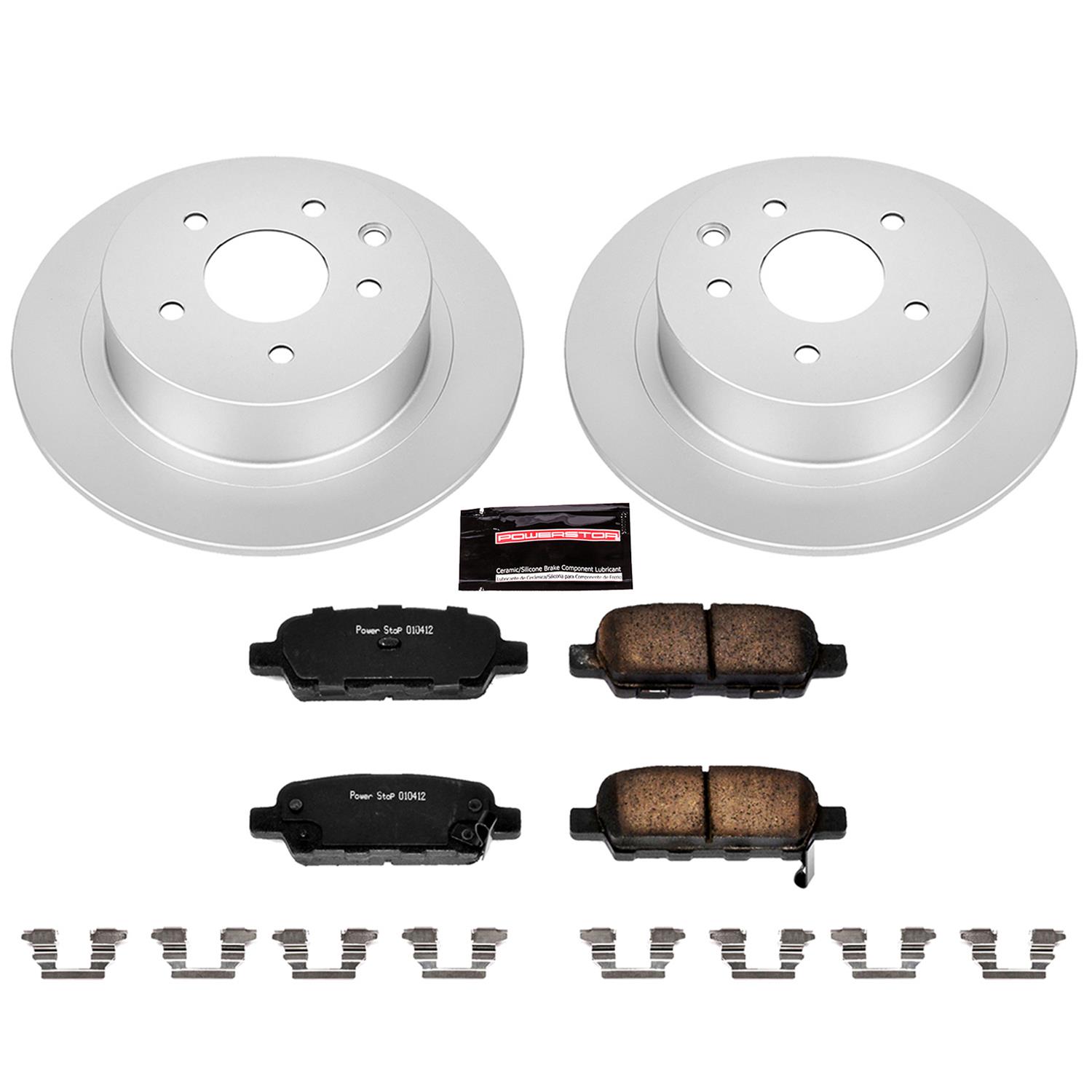 Power Stop 11-17 Nissan Juke Front & Rear Z17 Evolution Geomet Coated Brake Kit (1x psbCRK098, 1x psbCRK6094) thumbnail 8