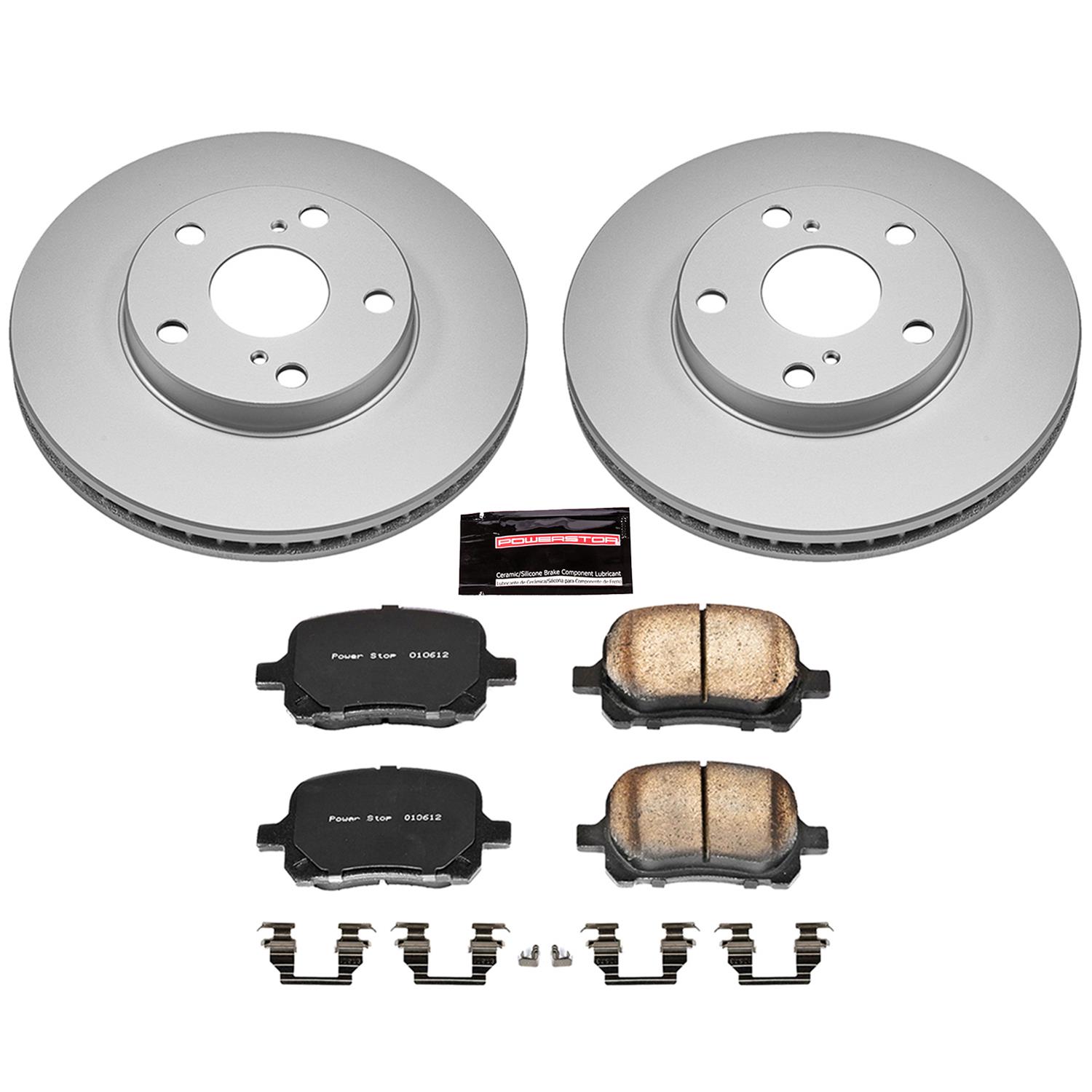 Power Stop 00-04 Toyota Avalon Front & Rear Z17 Evolution Geomet Coated Brake Kit (1x psbCRK1058, 1x psbCRK2322) thumbnail 6