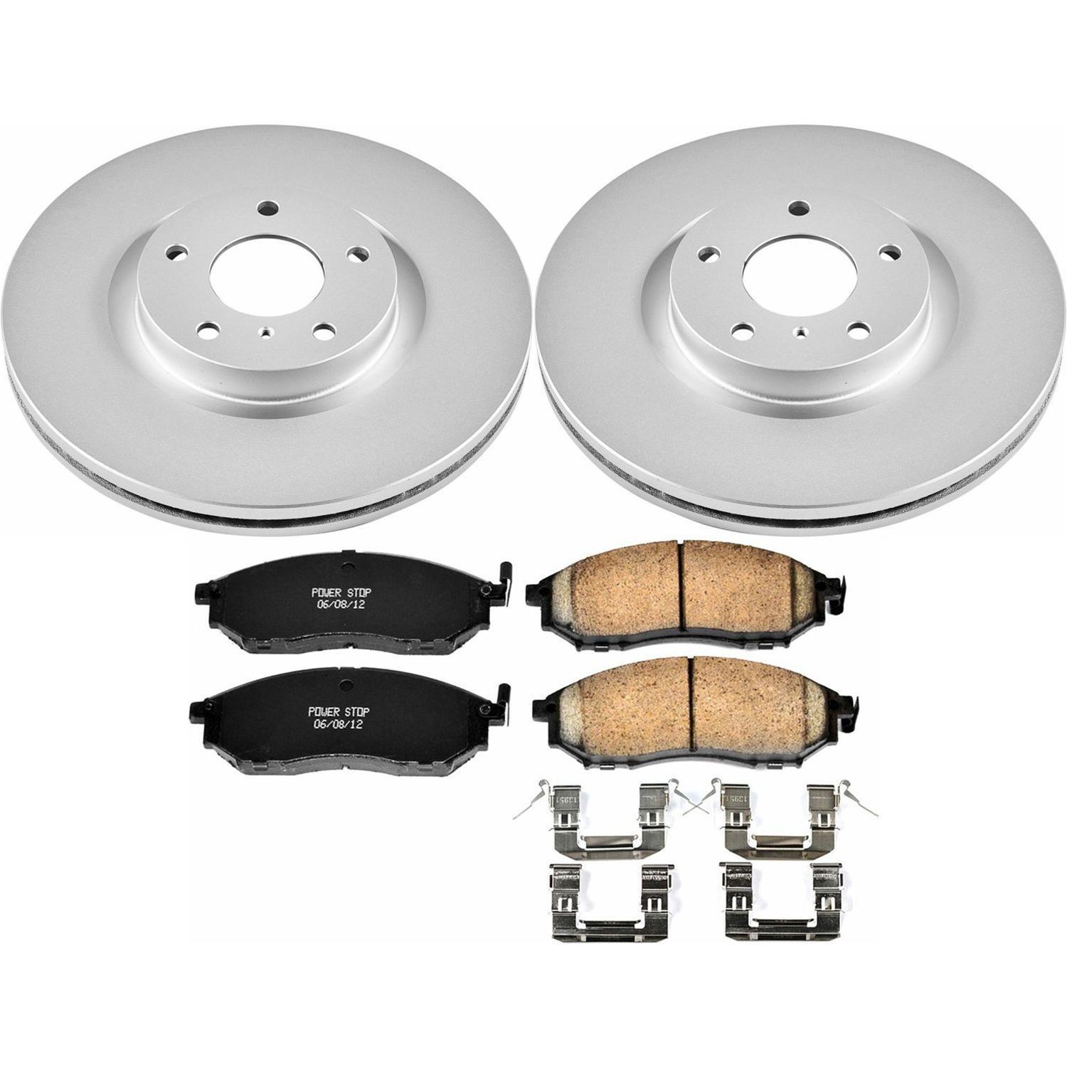 Power Stop 18-19 Infiniti Q70 Front & Rear Z17 Evolution Geomet Coated Brake Kit (1x psbCRK112, 1x psbCRK8021) thumbnail 5