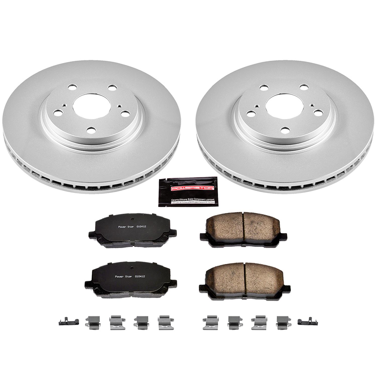 Power Stop 04-07 Toyota Highlander Front & Rear Z17 Evolution Geomet Coated Brake Kit (1x psbCRK1137, 1x psbCRK5333) thumbnail 8