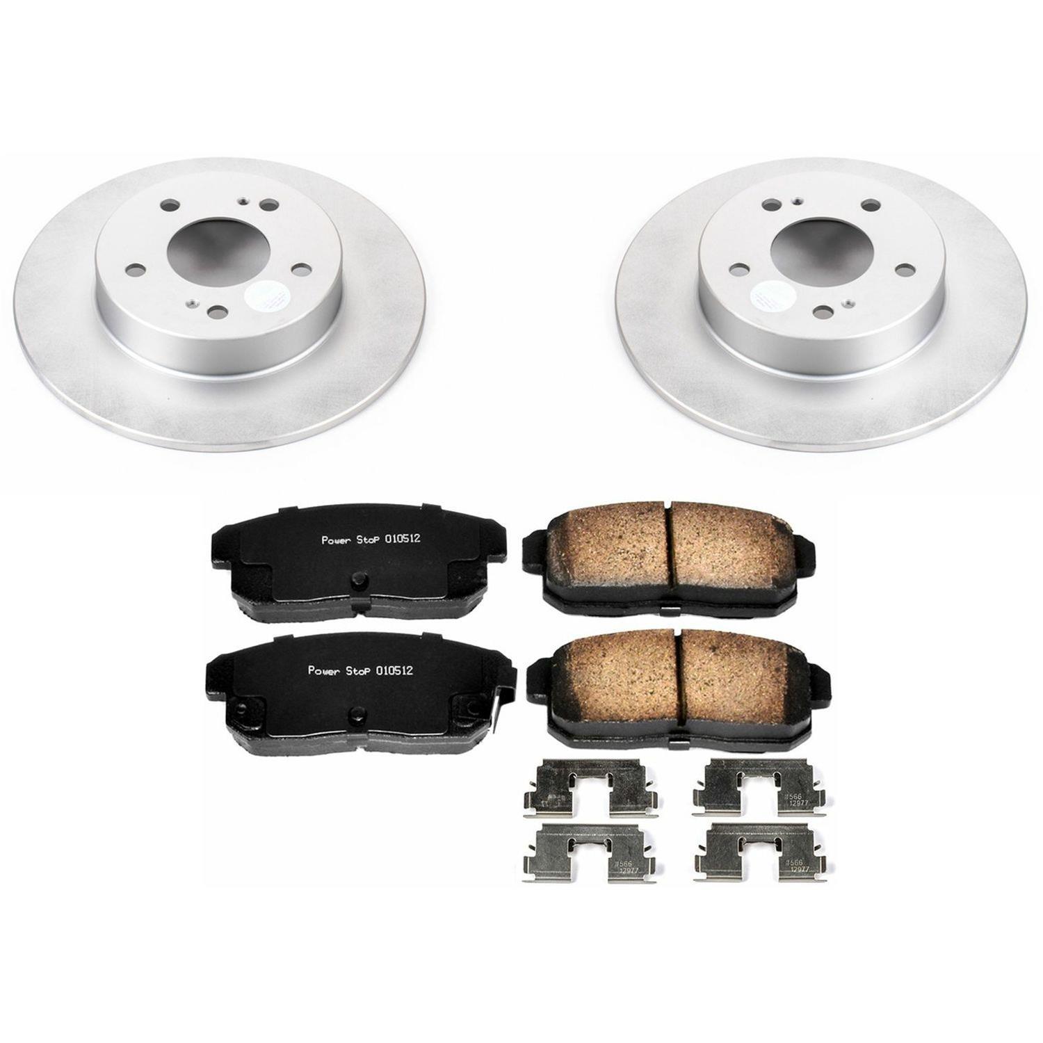 Power Stop 02-04 Infiniti I35 Front & Rear Z17 Evolution Geomet Coated Brake Kit (1x psbCRK1169, 1x psbCRK2282) thumbnail 5