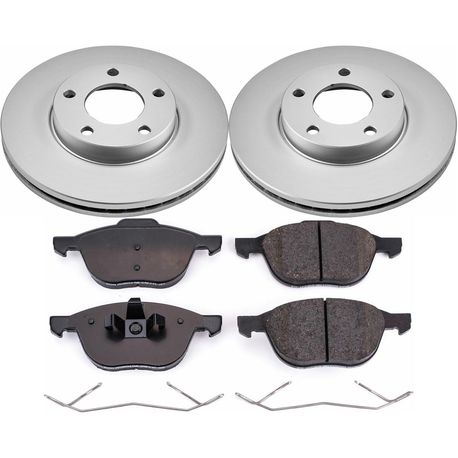Power Stop 04-05 Mazda 3 Front & Rear Z17 Evolution Geomet Coated Brake Kit (1x psbCRK124, 1x psbCRK120) thumbnail 5
