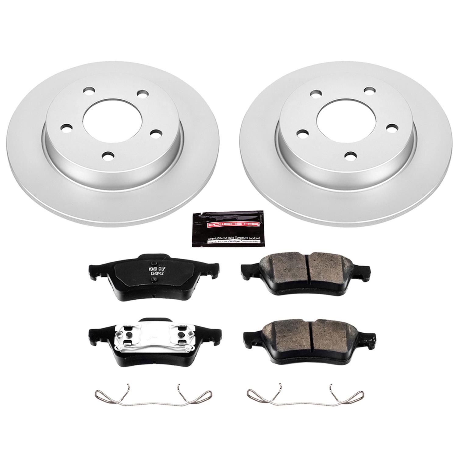 Power Stop 04-05 Mazda 3 Front & Rear Z17 Evolution Geomet Coated Brake Kit (1x psbCRK124, 1x psbCRK120) thumbnail 8
