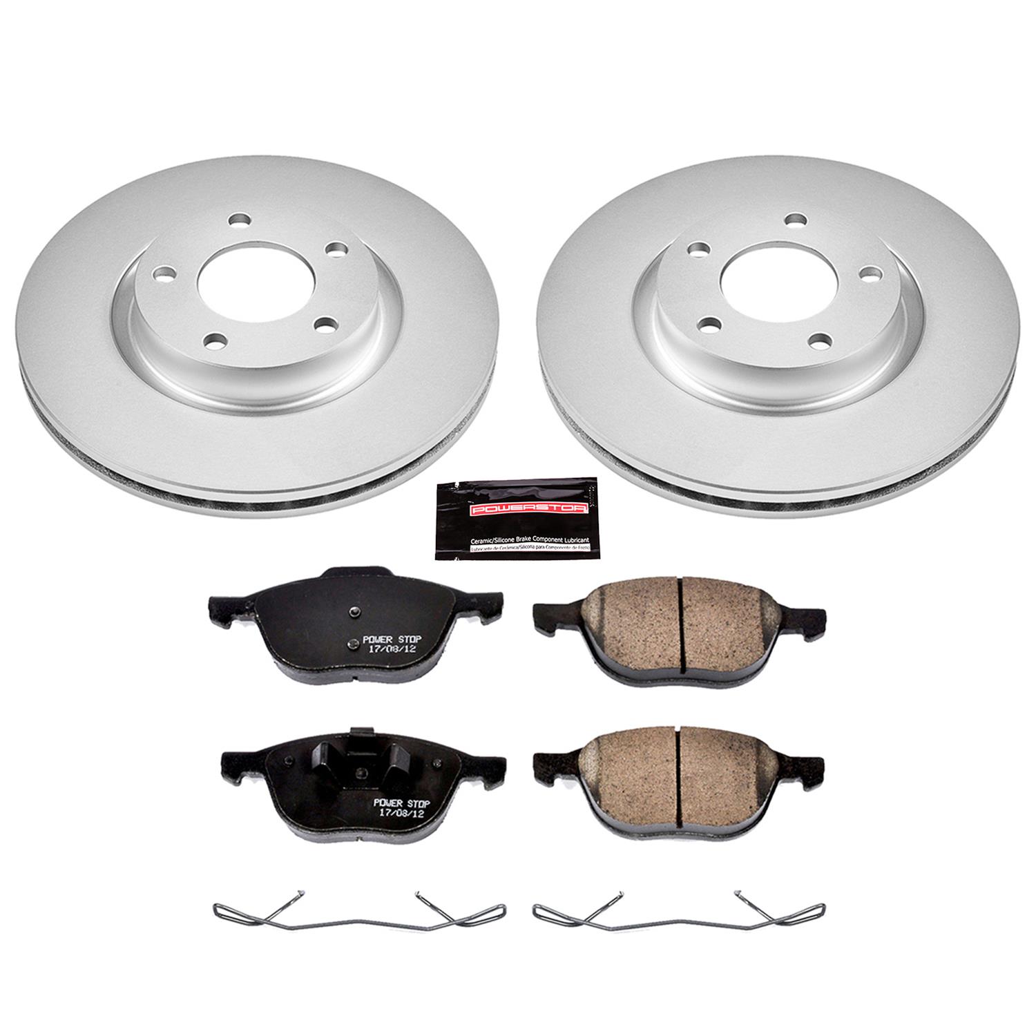 Power Stop 04-13 Mazda 3 Front & Rear Z17 Evolution Geomet Coated Brake Kit (1x psbCRK125, 1x psbCRK129) thumbnail 3