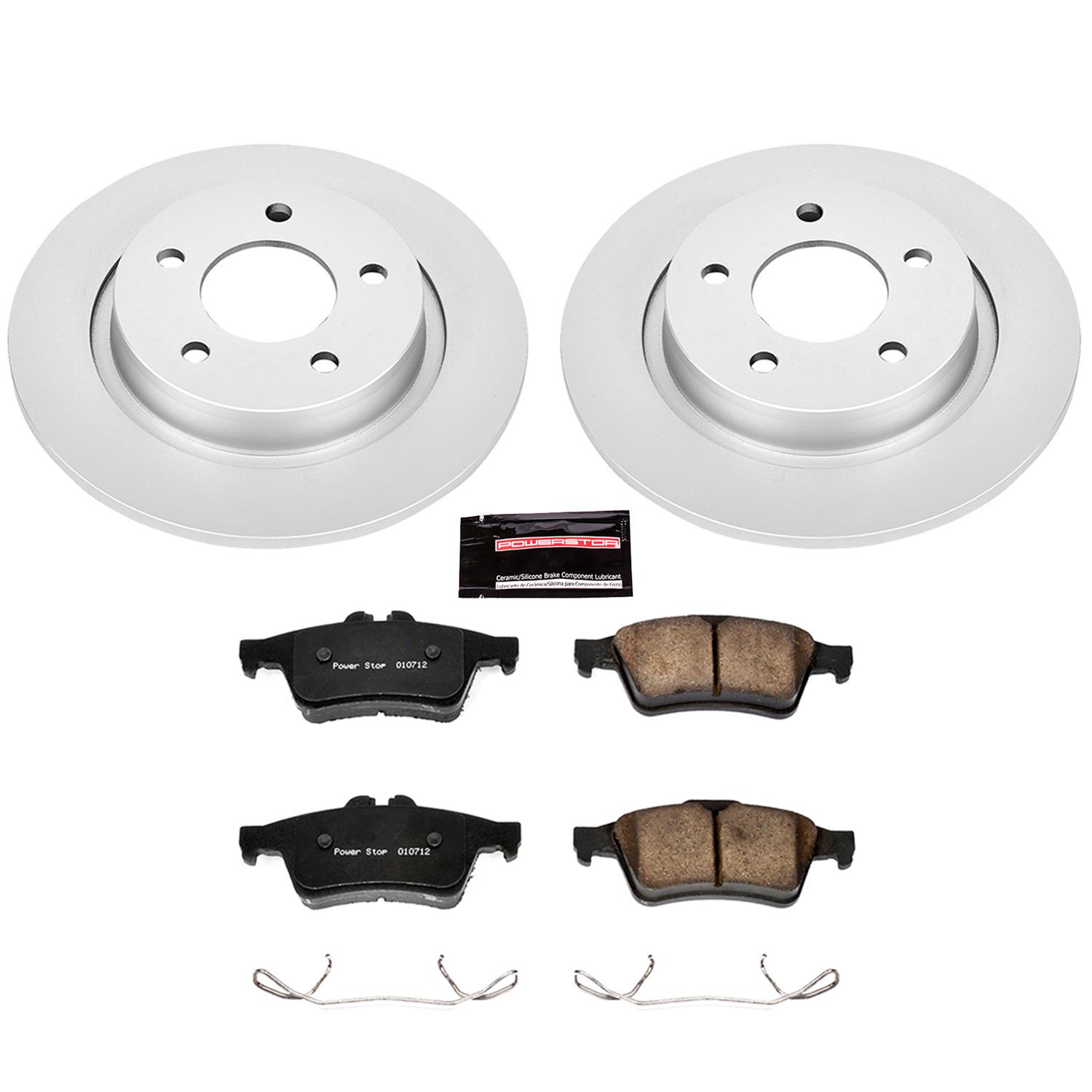 Power Stop 04-13 Mazda 3 Front & Rear Z17 Evolution Geomet Coated Brake Kit (1x psbCRK125, 1x psbCRK129) thumbnail 5