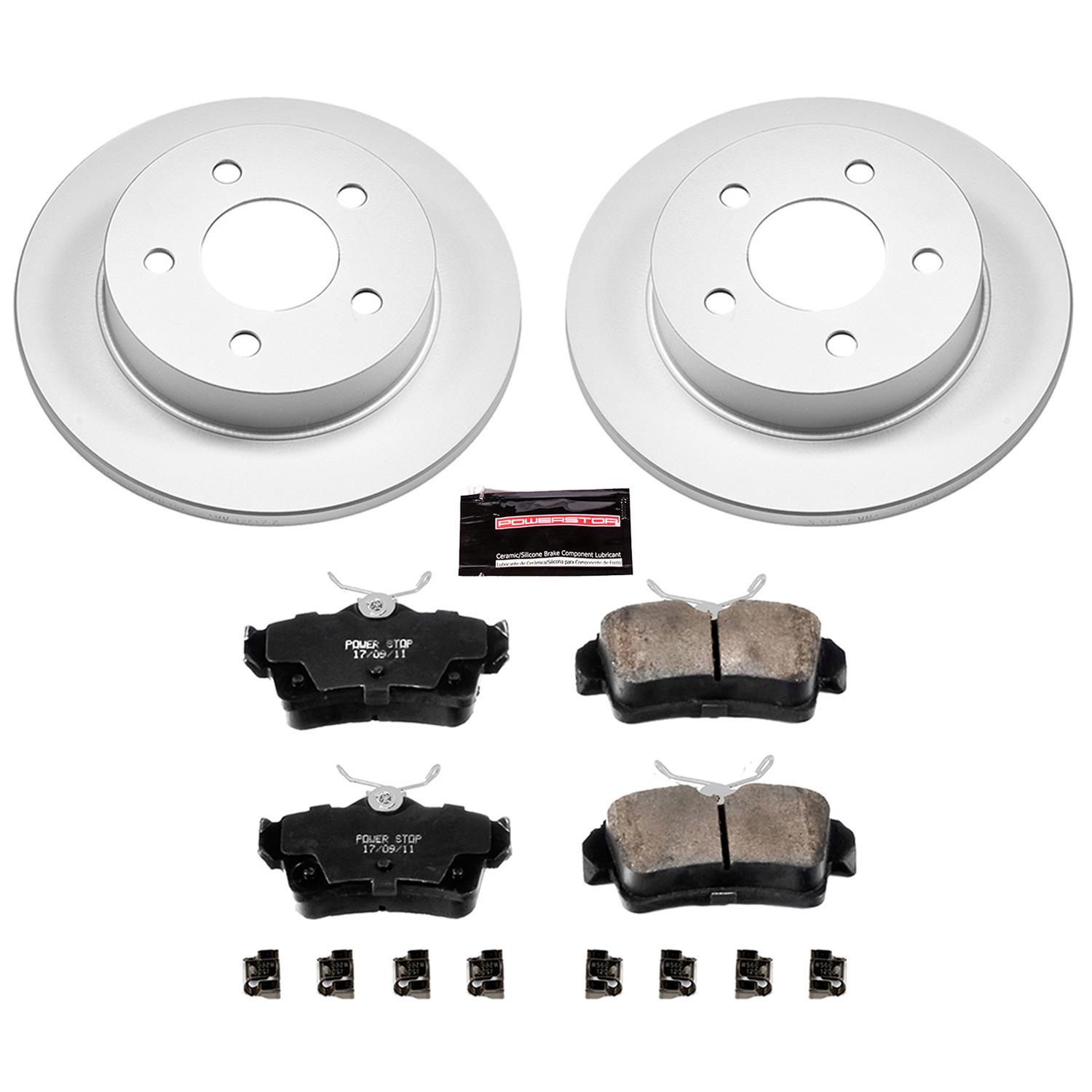 Power Stop 99-04 Ford Mustang Front & Rear Z17 Evolution Geomet Coated Brake Kit (1x psbCRK1303, 1x psbCRK1301) thumbnail 8