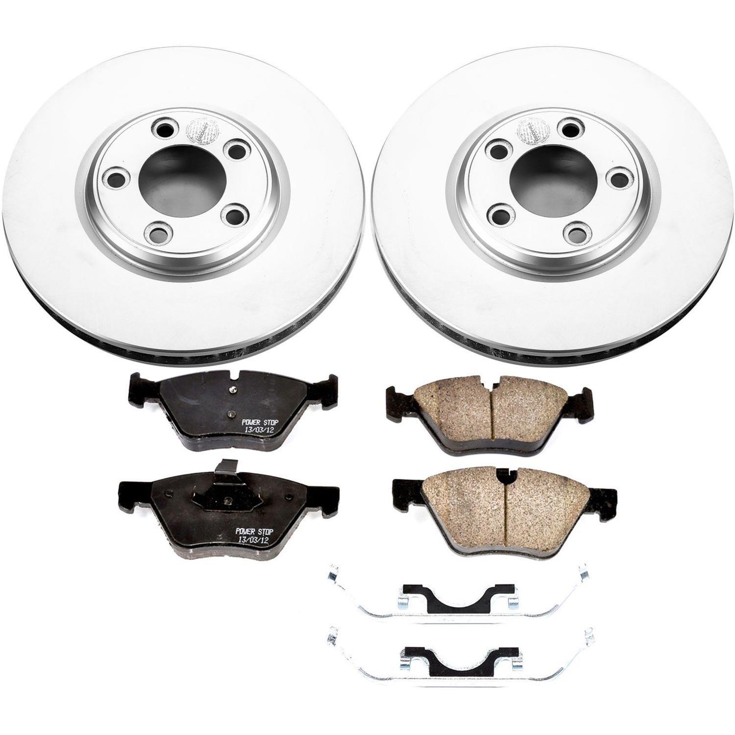 Power Stop 2005 Jaguar S-Type Front & Rear Z17 Evolution Geomet Coated Brake Kit (1x psbCRK1349, 1x psbCRK3141) thumbnail 5