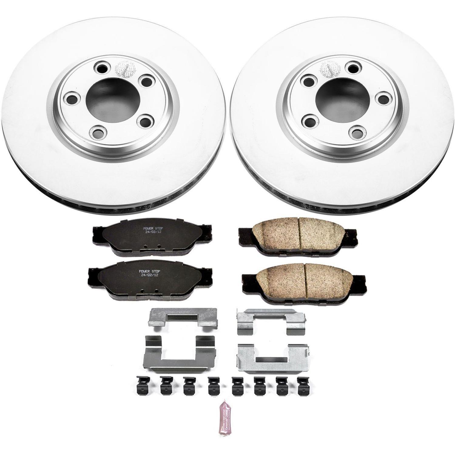 Power Stop 02-05 Ford Thunderbird Front & Rear Z17 Evolution Geomet Coated Brake Kit (1x psbCRK1360, 1x psbCRK1351) thumbnail 6