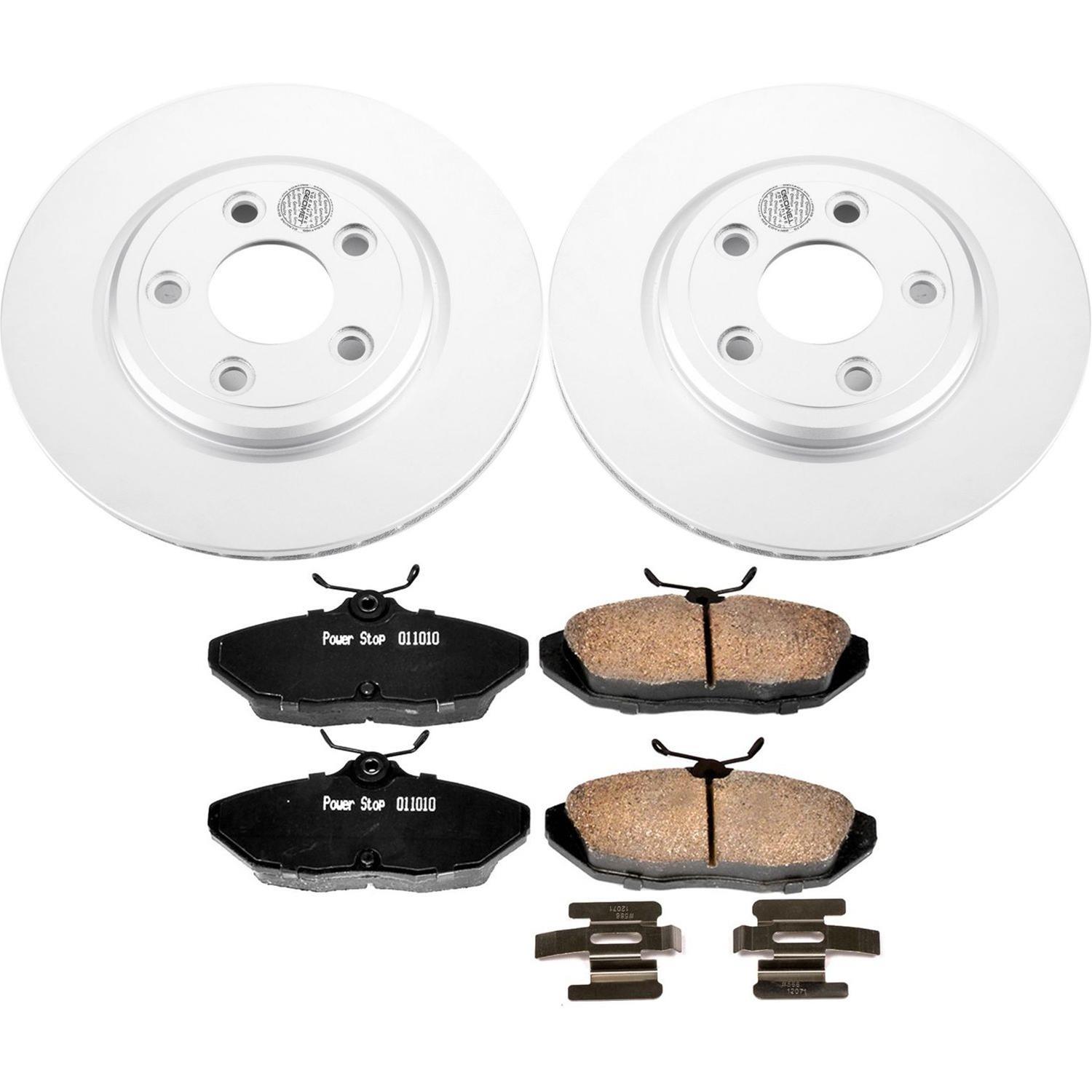 Power Stop 02-05 Ford Thunderbird Front & Rear Z17 Evolution Geomet Coated Brake Kit (1x psbCRK1360, 1x psbCRK1351) thumbnail 8