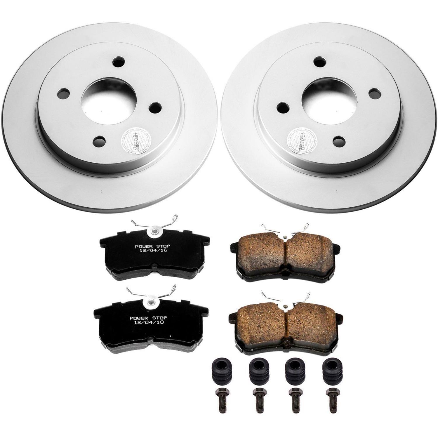 Power Stop 05-07 Ford Focus Front & Rear Z17 Evolution Geomet Coated Brake Kit (1x psbCRK1363, 1x psbCRK1377) thumbnail 6