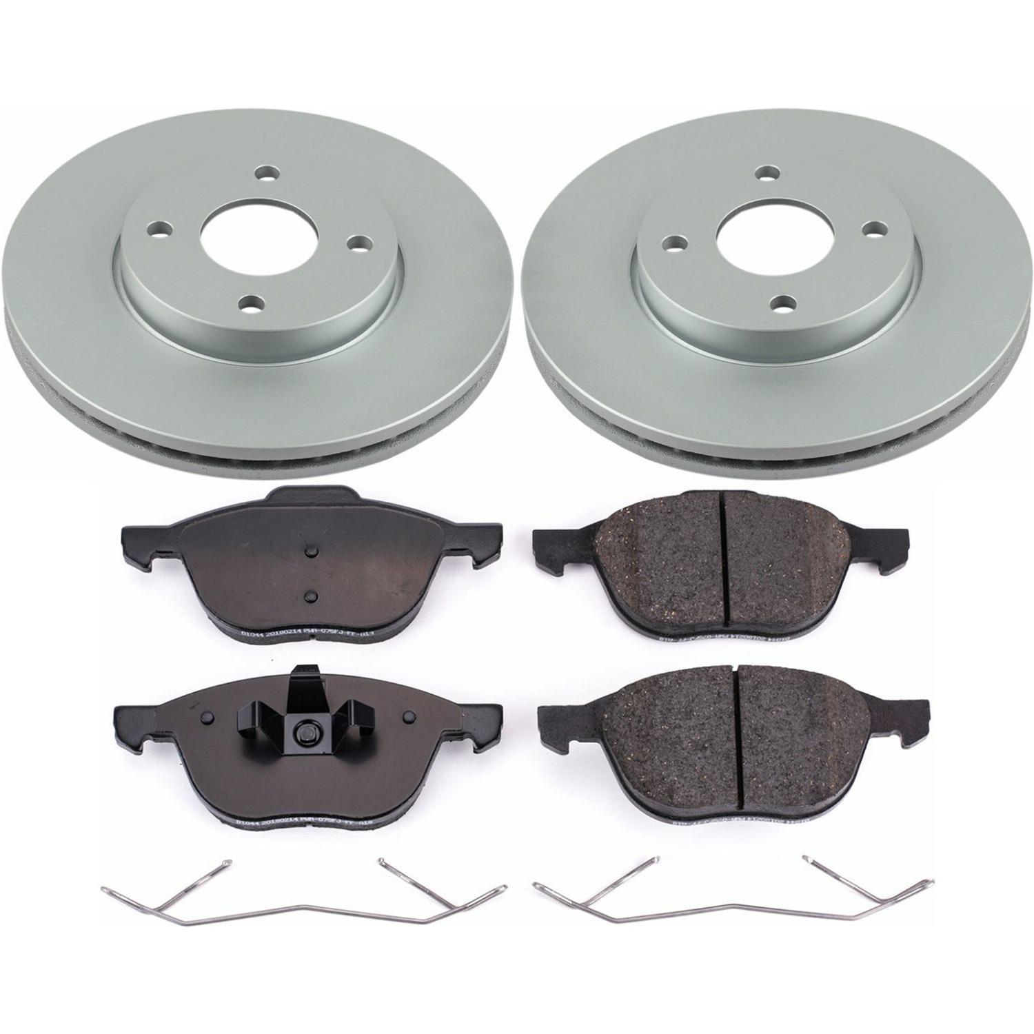 Power Stop 05-07 Ford Focus Front & Rear Z17 Evolution Geomet Coated Brake Kit (1x psbCRK1363, 1x psbCRK1377) thumbnail 8