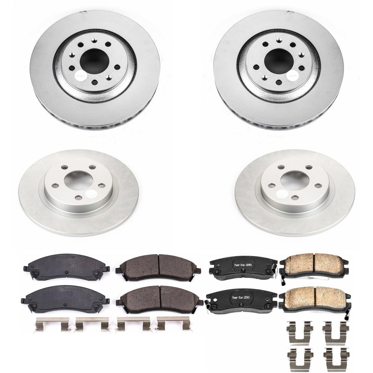 Power Stop 04-05 Pontiac Bonneville Front & Rear Z17 Evolution Geomet Coated Brake Kit (1x psbCRK1429, 1x psbCRK1566) thumbnail 5