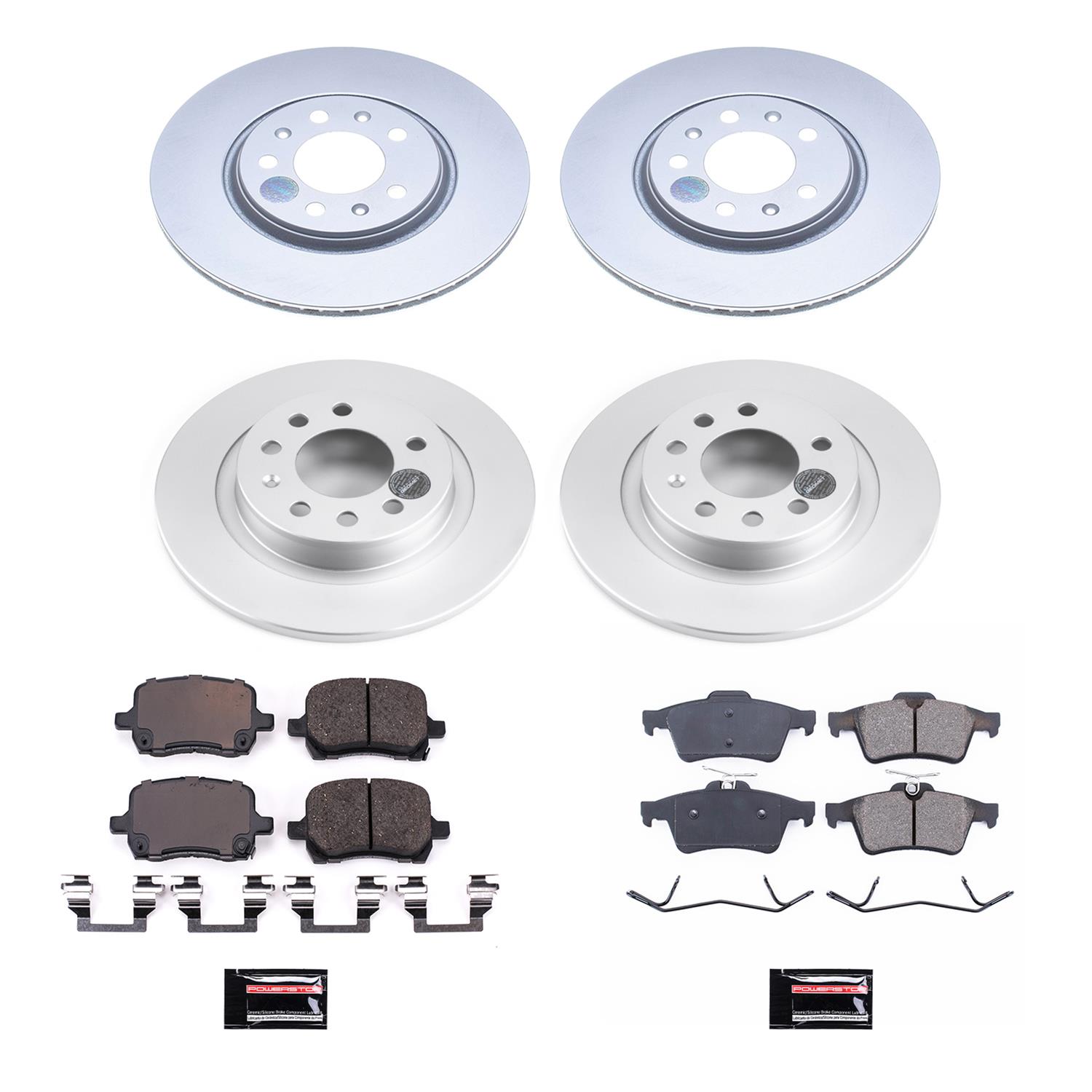 Power Stop 06-09 Pontiac Solstice Front & Rear Z17 Evolution Geomet Coated Brake Kit (1x psbCRK1433, 1x psbCRK1436) thumbnail 5