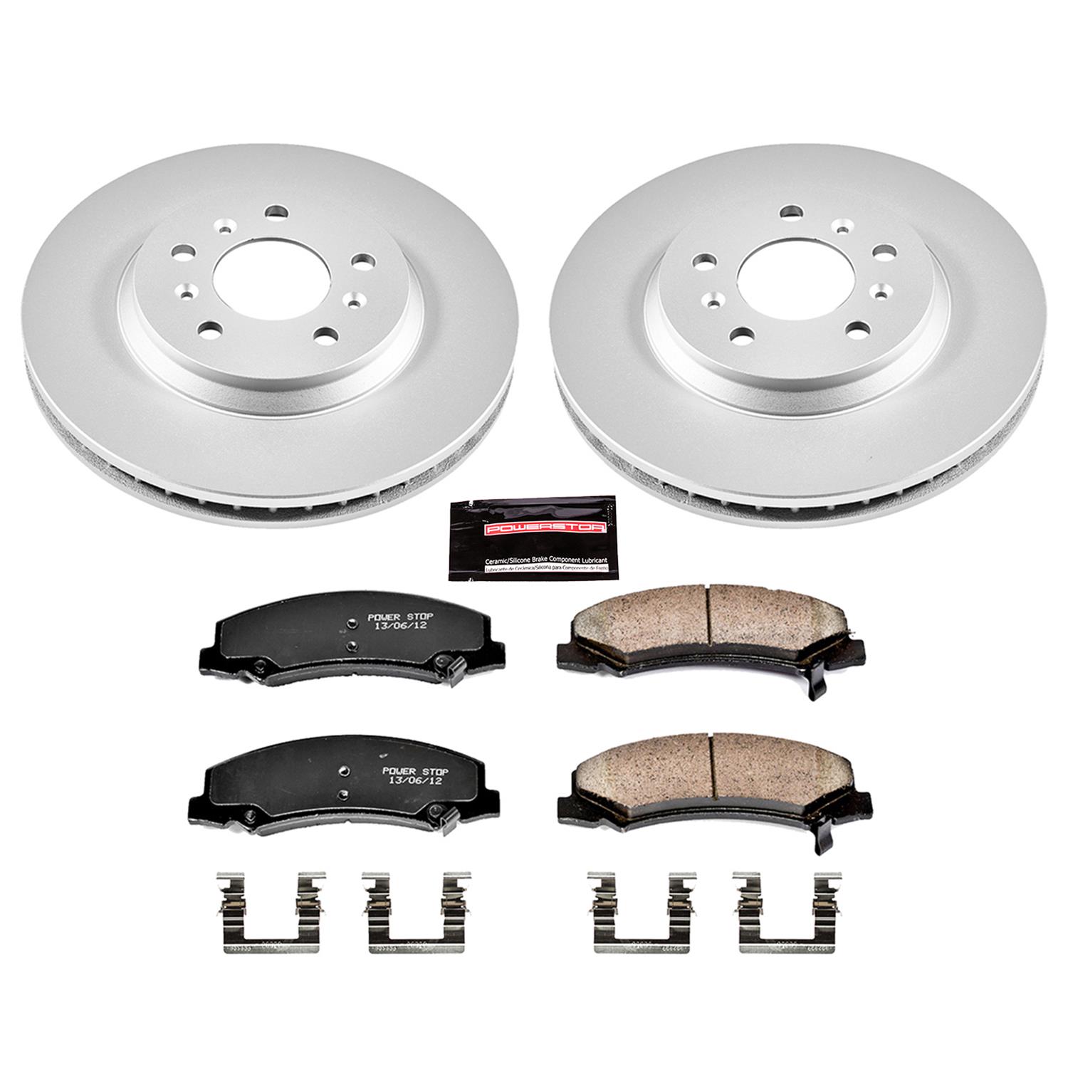 Power Stop 06-11 Buick Lucerne Front & Rear Z17 Evolution Geomet Coated Brake Kit (1x psbCRK4658, 1x psbCRK1437) thumbnail 3