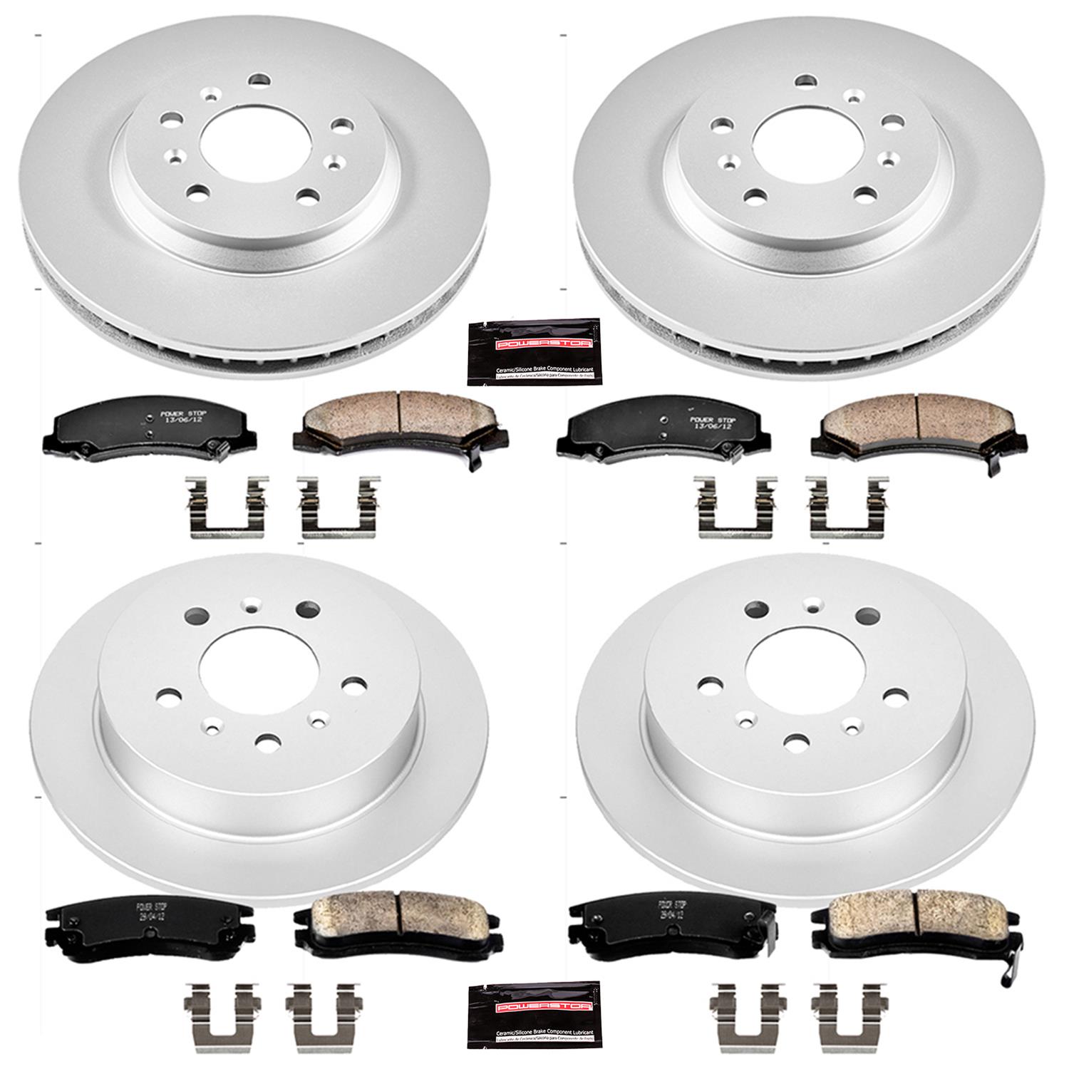 Power Stop 06-10 Chevrolet Impala Front & Rear Z17 Evolution Geomet Coated Brake Kit (1x psbCRK1437, 1x psbCRK1440) thumbnail 4