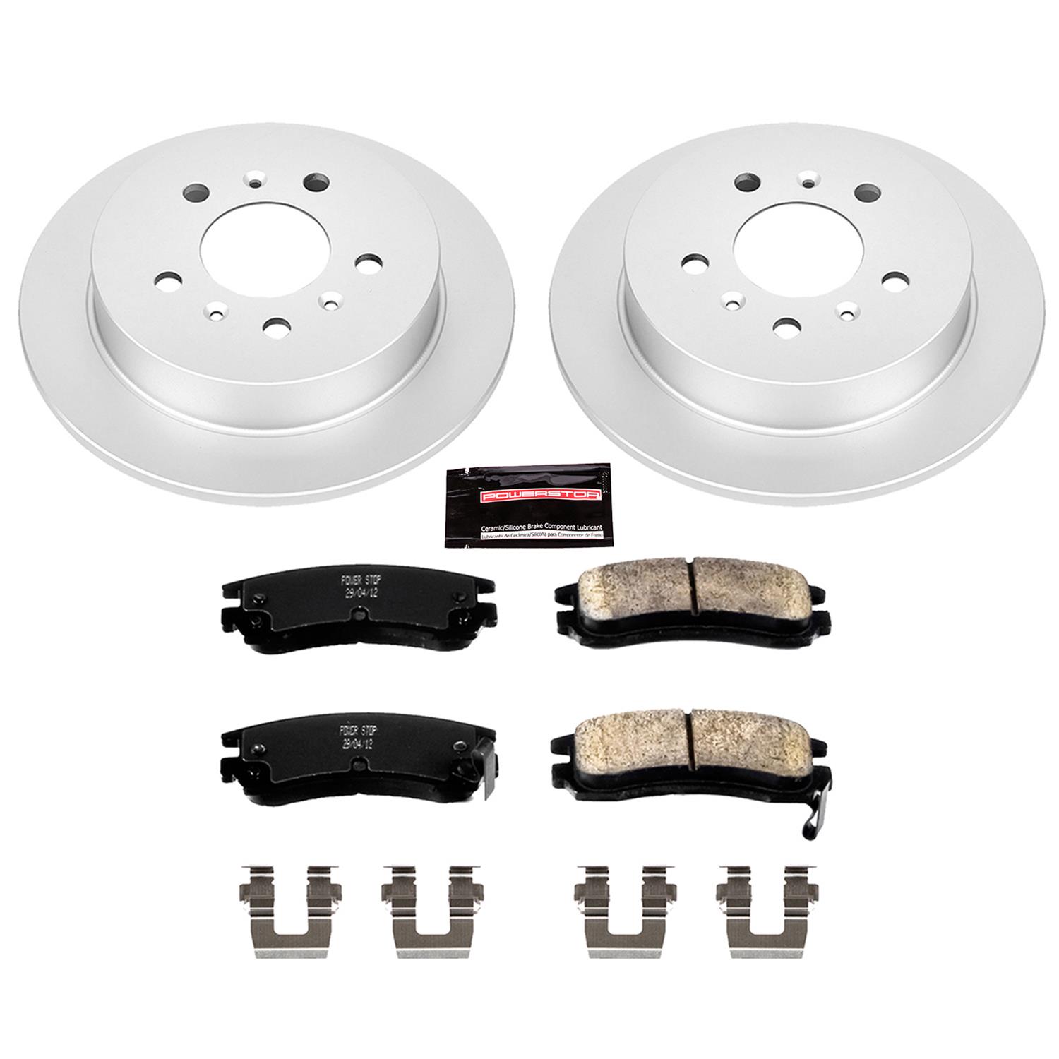 Power Stop 06-10 Chevrolet Impala Front & Rear Z17 Evolution Geomet Coated Brake Kit (1x psbCRK1437, 1x psbCRK1440) thumbnail 8