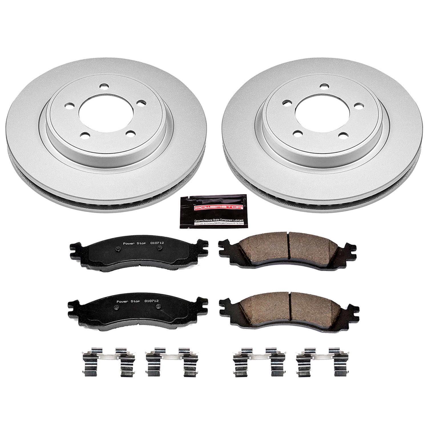 Power Stop 06-10 Ford Explorer Front & Rear Z17 Evolution Geomet Coated Brake Kit (1x psbCRK1441, 1x psbCRK1929) thumbnail 5