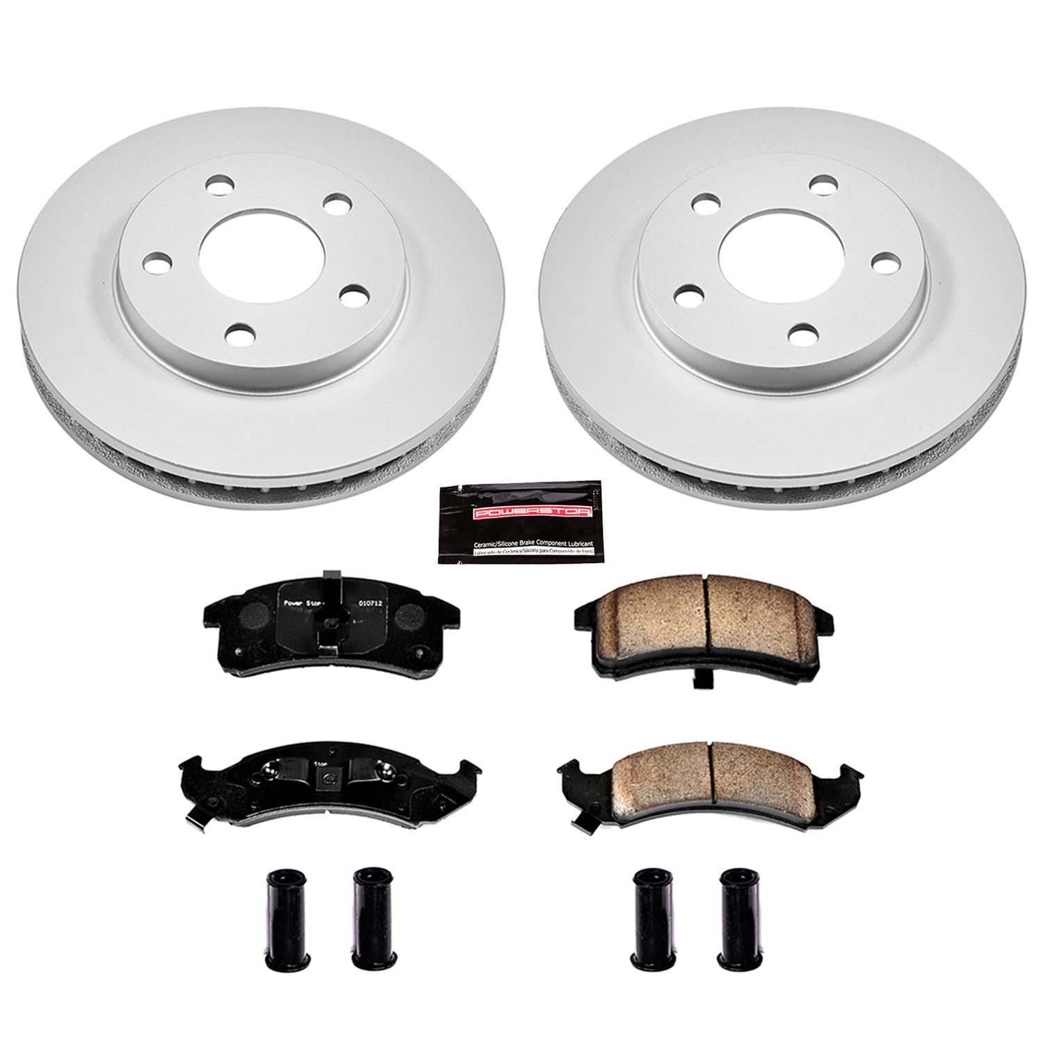 Power Stop CRK1534 Power Stop Z17 Evolution Plus GEOMET Coated Brake Kits Summit Racing