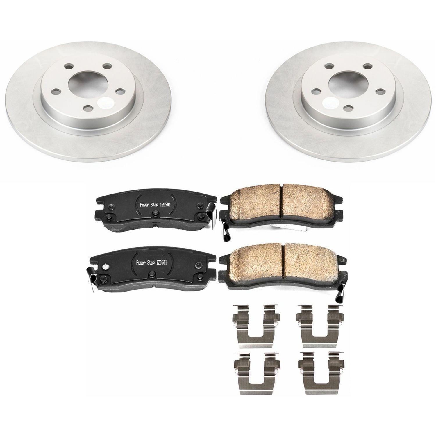 Power Stop 2005 Cadillac DeVille Front & Rear Z17 Evolution Geomet Coated Brake Kit (1x psbCRK5137, 1x psbCRK1566) thumbnail 6
