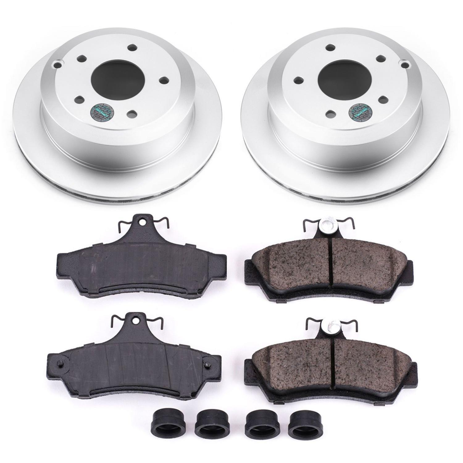 Power Stop 05-06 Pontiac GTO Front & Rear Z17 Evolution Geomet Coated Brake Kit (1x psbCRK1601, 1x psbCRK2912) thumbnail 3