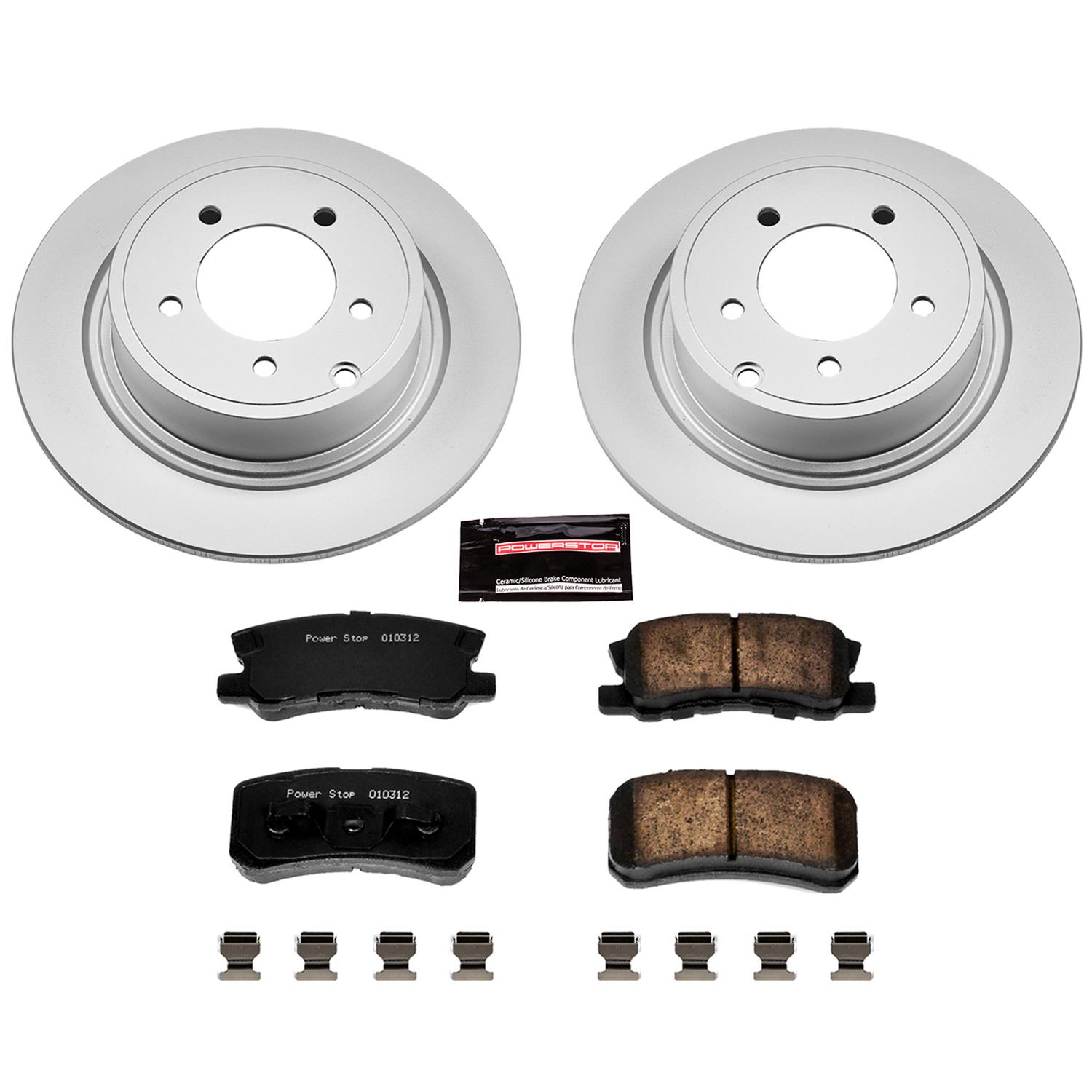 Power Stop 11-14 Chrysler 200 Front & Rear Z17 Evolution Geomet Coated Brake Kit (1x psbCRK3032, 1x psbCRK1630) thumbnail 7