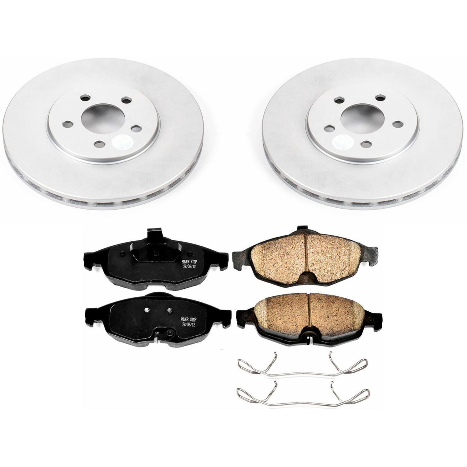 Power Stop 01-06 Dodge Stratus Front & Rear Z17 Coated Brake Kit (1x psbCRK1687, 1x psbCRK1684) thumbnail 7