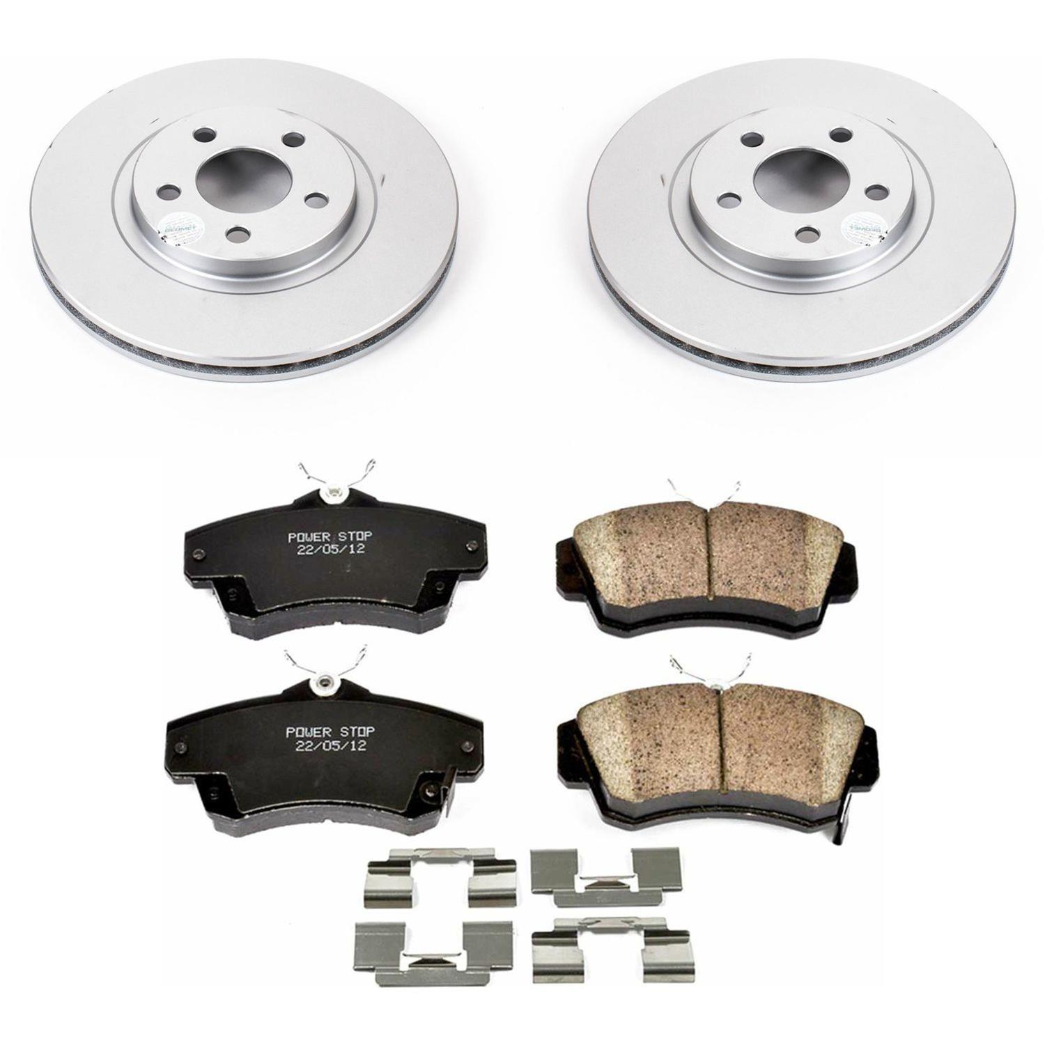 Power Stop 01-03 Chrysler PT Cruiser Front & Rear Z17 Evolution Geomet Coated Brake Kit (1x psbCRK6266, 1x psbCRK1704) thumbnail 7