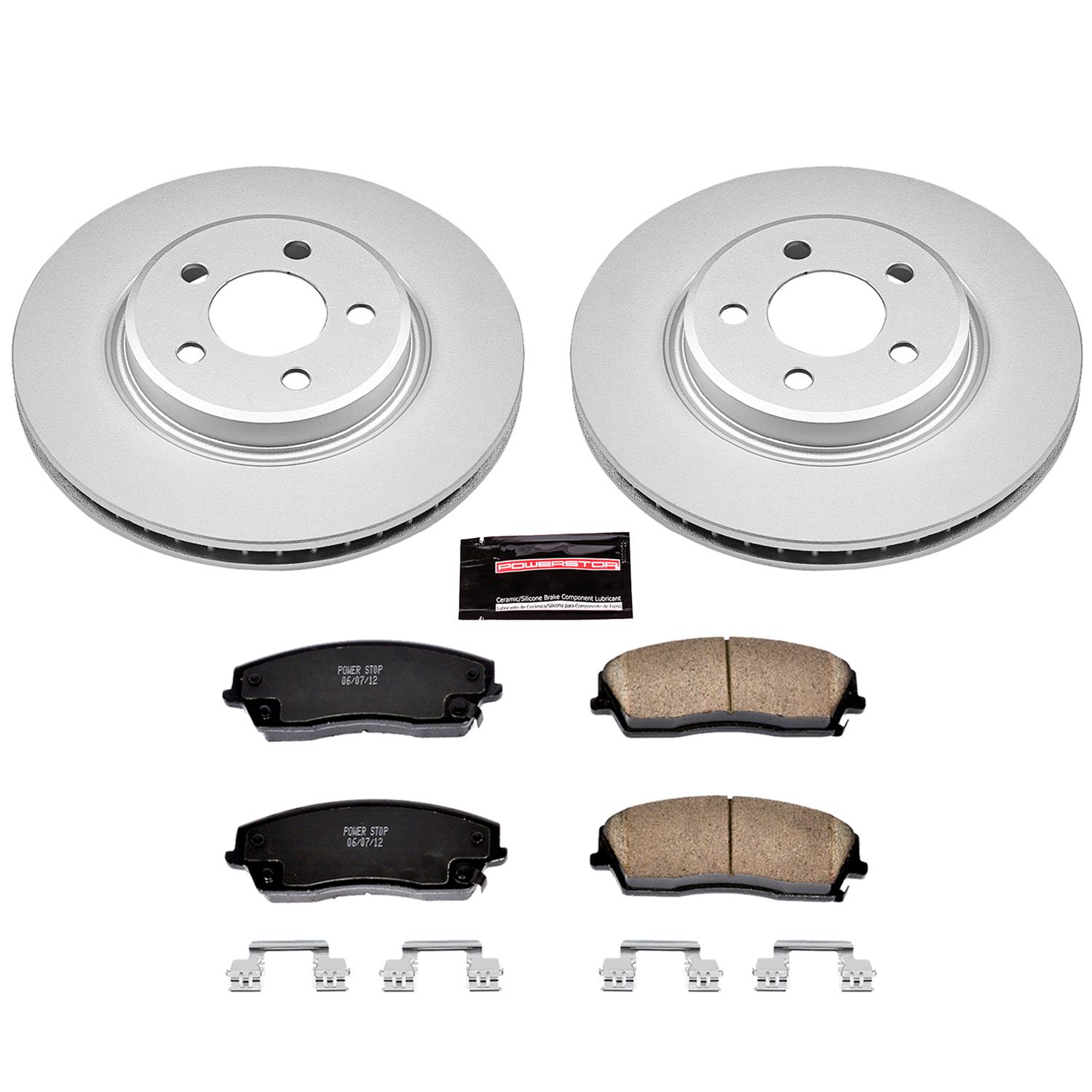 Power Stop 05-19 Chrysler 300 Front & Rear Z17 Evolution Geomet Coated Brake Kit (1x psbCRK1719, 1x psbCRK1714) thumbnail 5
