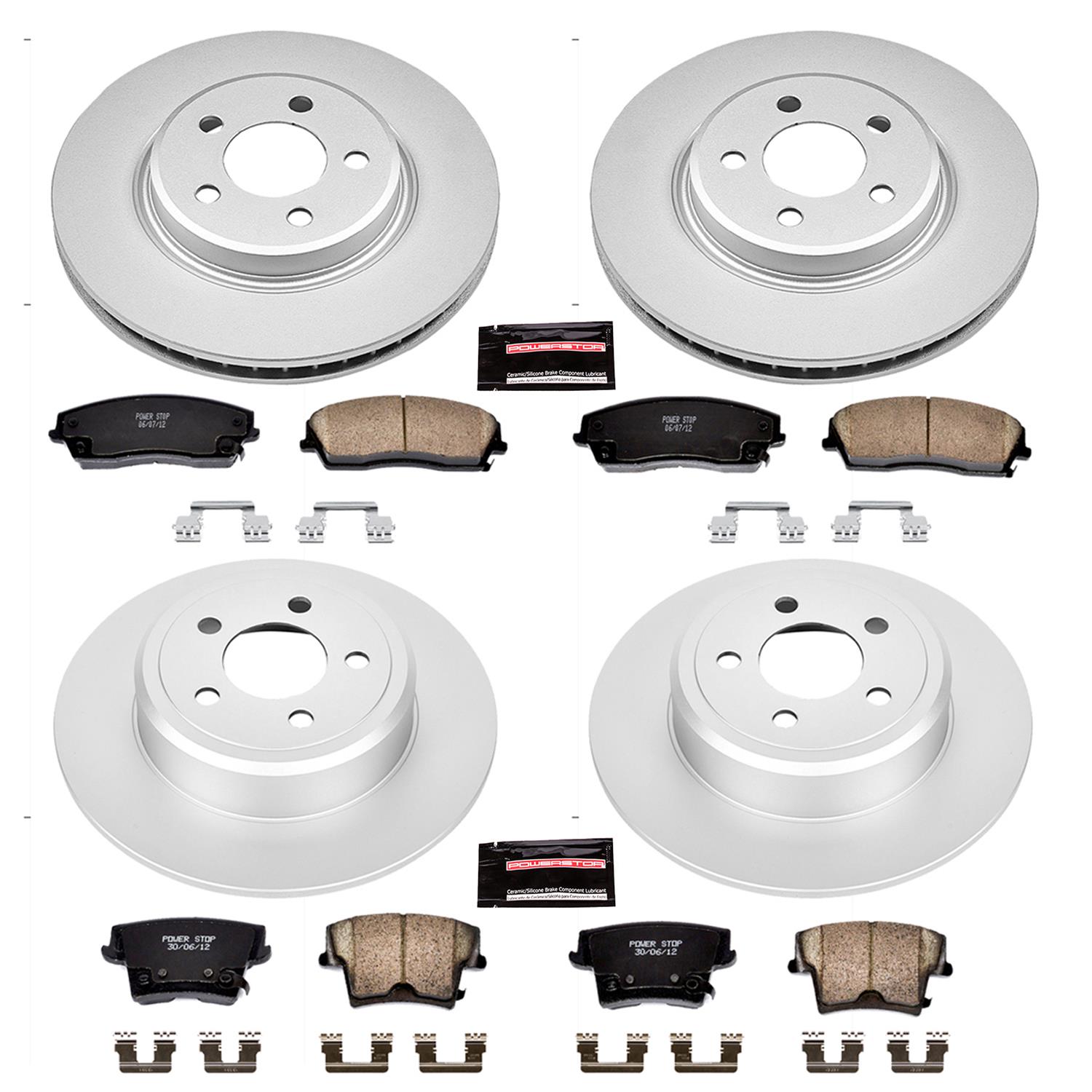 Power Stop 05-19 Chrysler 300 Front & Rear Z17 Evolution Geomet Coated Brake Kit (1x psbCRK1719, 1x psbCRK1714) thumbnail 4