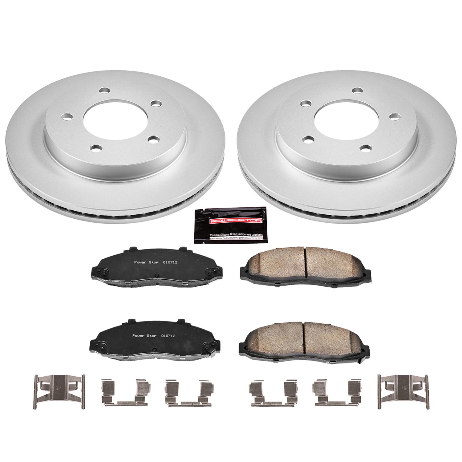 PowerStop CRK1866 PowerStop Z17 Evolution Plus GEOMET Coated Brake