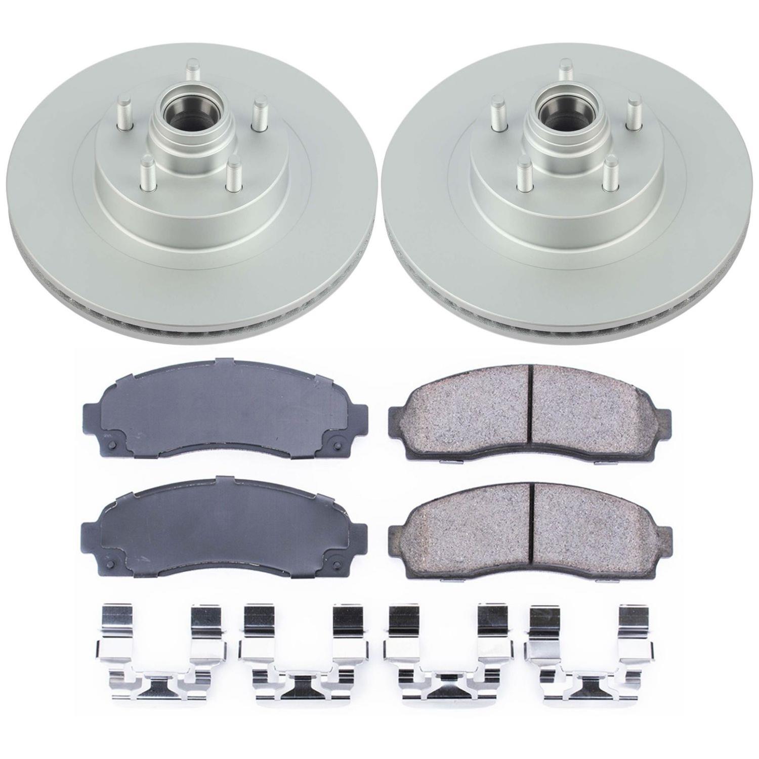 Power Stop 2003 Ford Explorer Sport Front & Rear Z17 Evolution Geomet Coated Brake Kit (1x psbCRK1920, 1x psbCRK5570) thumbnail 6