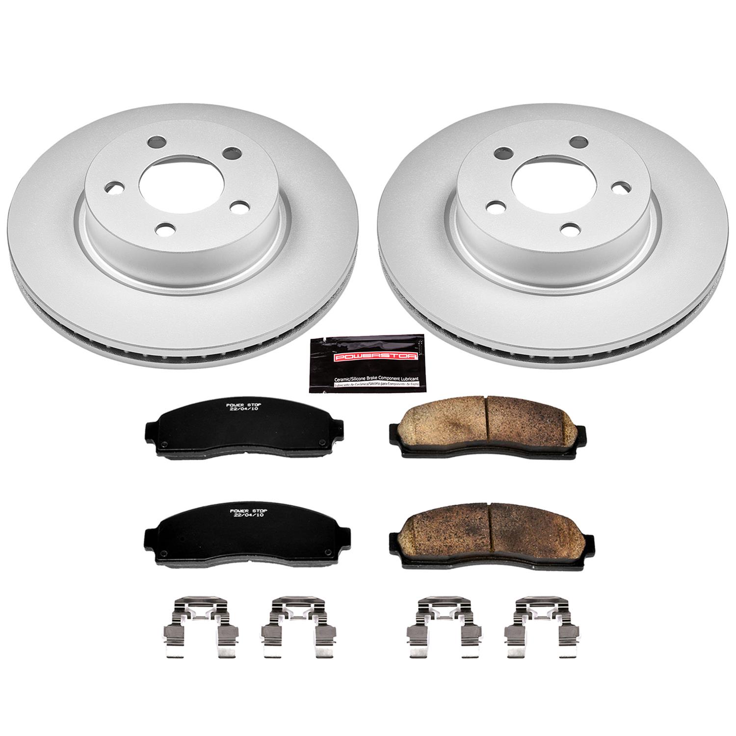 PowerStop CRK5595 PowerStop Z17 Evolution Plus GEOMET Coated Brake