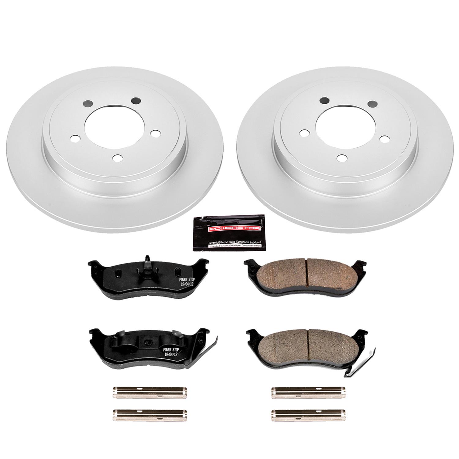 Power Stop 06-10 Ford Explorer Front & Rear Z17 Evolution Geomet Coated Brake Kit (1x psbCRK1441, 1x psbCRK1929) thumbnail 8