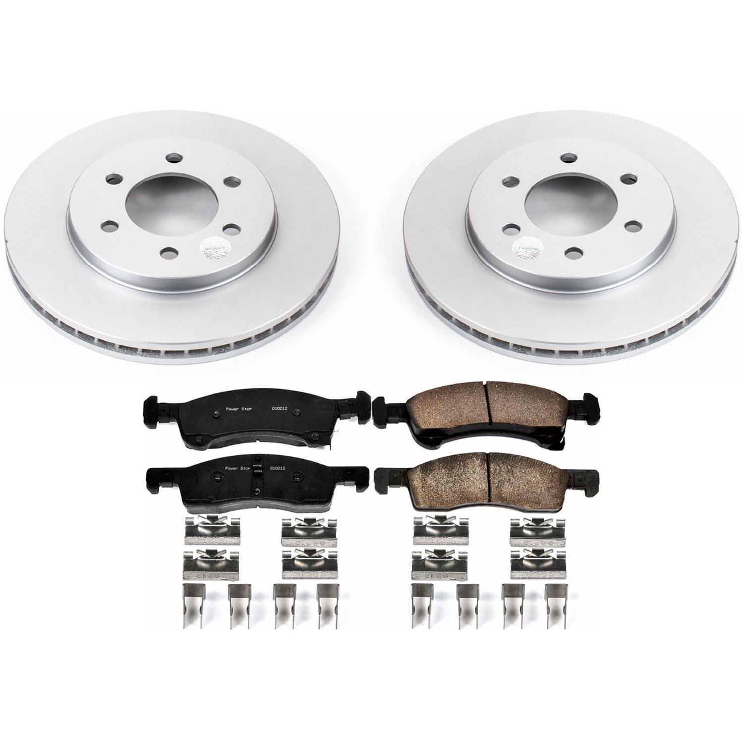 Power Stop 02-06 Ford Expedition Front & Rear Z17 Evolution Geomet Coated Brake Kit (1x psbCRK1933, 1x psbCRK1935) thumbnail 8