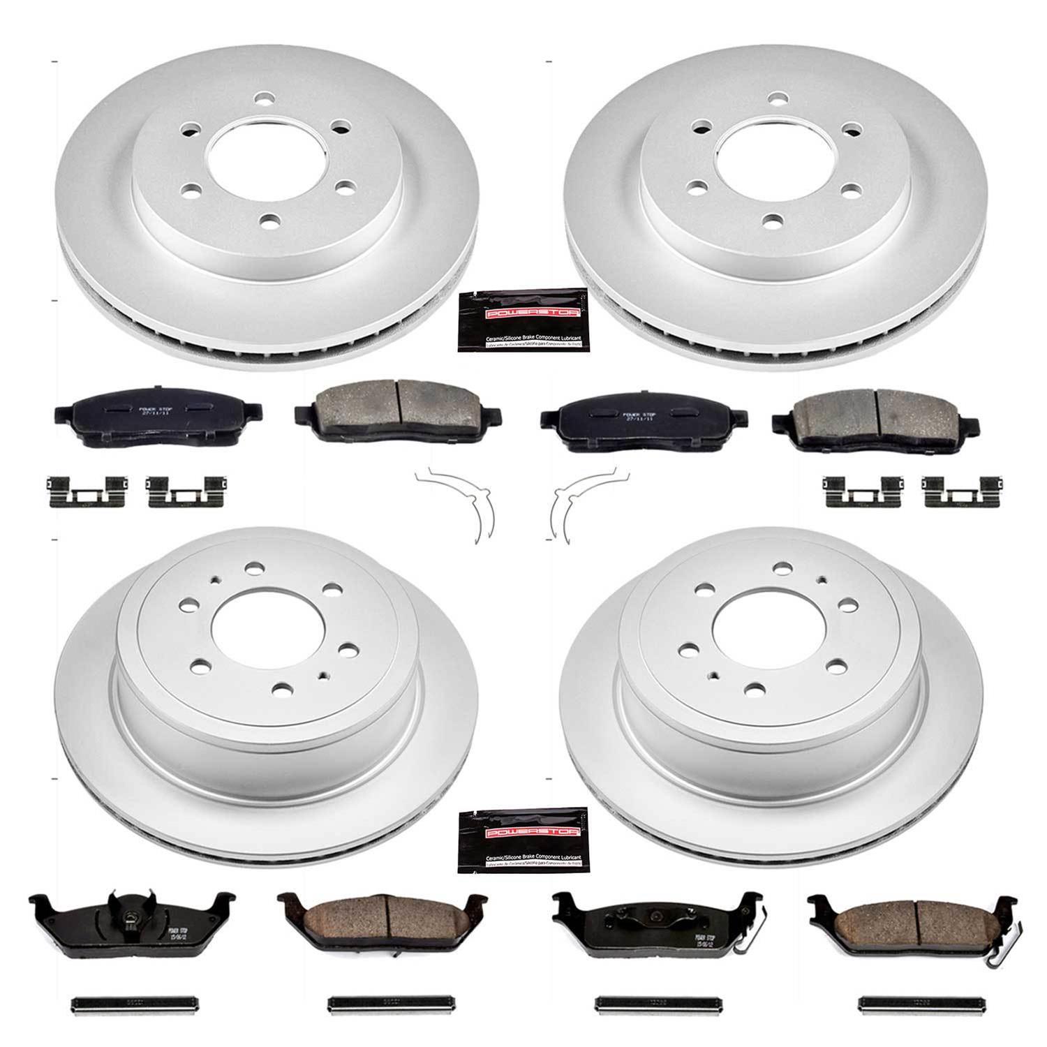 Power Stop 04-08 Ford F-150 Front & Rear Z17 Evolution Geomet Coated Brake Kit (1x psbCRK1943, 1x psbCRK1950) thumbnail 4