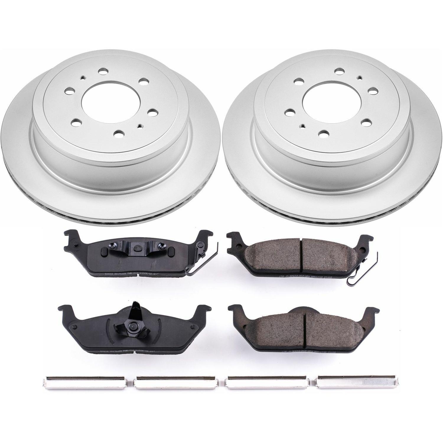 Power Stop 04-08 Ford F-150 Front & Rear Z17 Evolution Geomet Coated Brake Kit (1x psbCRK1943, 1x psbCRK1950) thumbnail 6