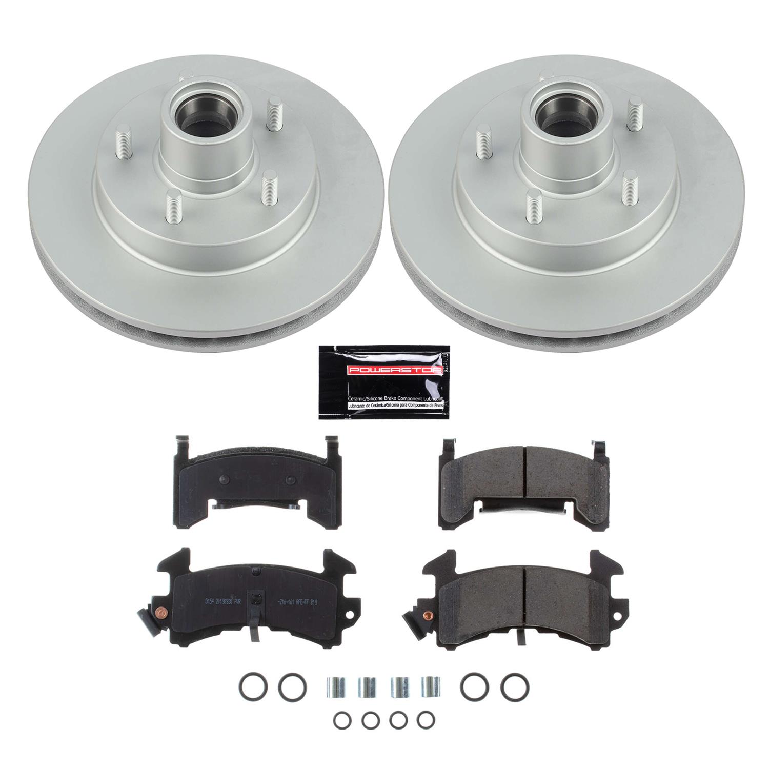 Power Stop 2003 Chevrolet S10 Front & Rear Z17 Evolution Geomet Coated Brake Kit (1x psbCRK1985, 1x psbCRK2008) thumbnail 8