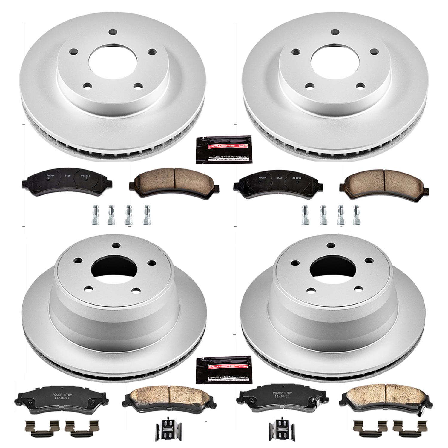 Power Stop 97-05 Chevrolet Blazer Front & Rear Z17 Evolution Geomet Coated Brake Kit (1x psbCRK2003, 1x psbCRK2004) thumbnail 4