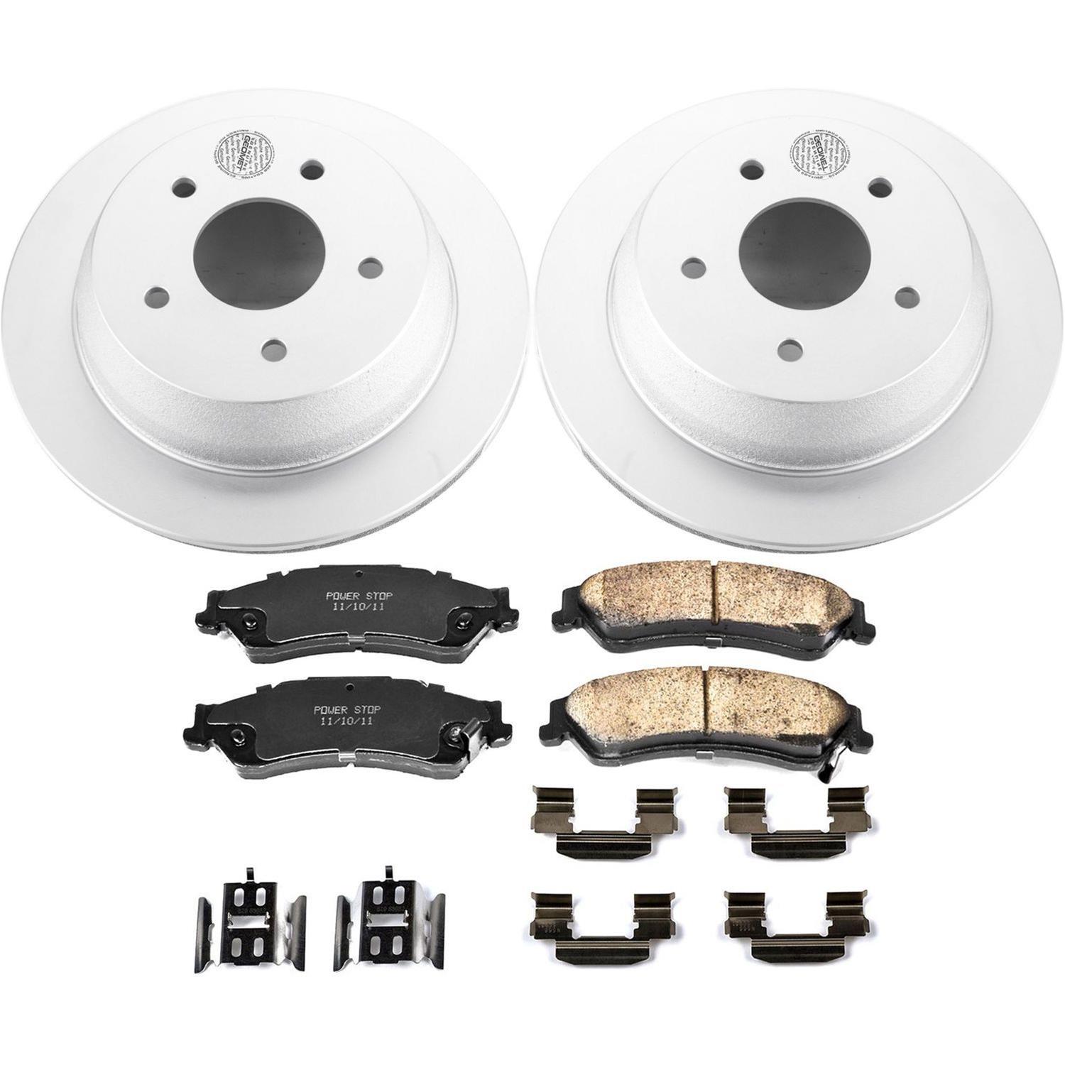 Power Stop 98-05 Chevrolet Blazer Front & Rear Z17 Evolution Geomet Coated Brake Kit (1x psbCRK2008, 1x psbCRK2004) thumbnail 3