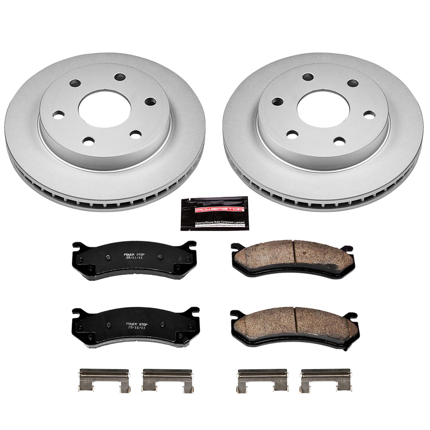 Power Stop 03-05 Chevrolet Astro Front & Rear Z17 Evolution Geomet Coated Brake Kit (1x psbCRK2009, 1x psbCRK2018) thumbnail 5