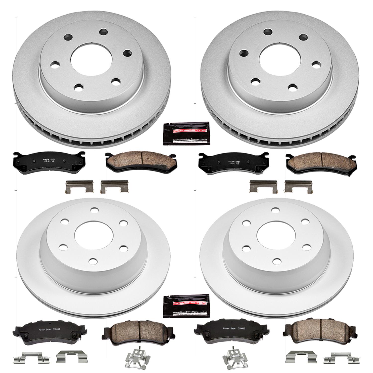 Power Stop 03-05 Chevrolet Astro Front & Rear Z17 Evolution Geomet Coated Brake Kit (1x psbCRK2009, 1x psbCRK2018) thumbnail 4