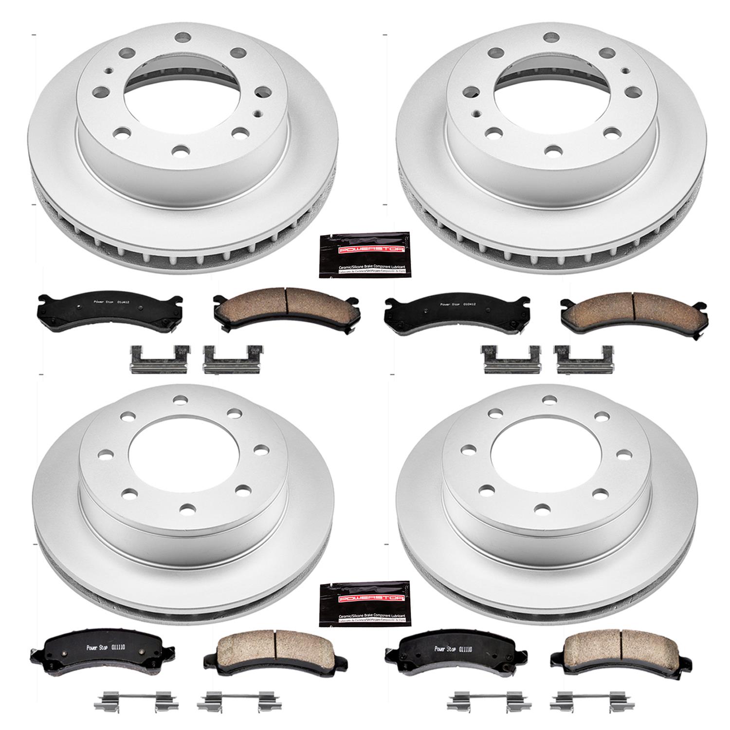 Power Stop 03-17 Chevrolet Express 2500 Front & Rear Z17 Evolution Geomet Coated Brake Kit (1x psbCRK2020, 1x psbCRK2039) thumbnail 4