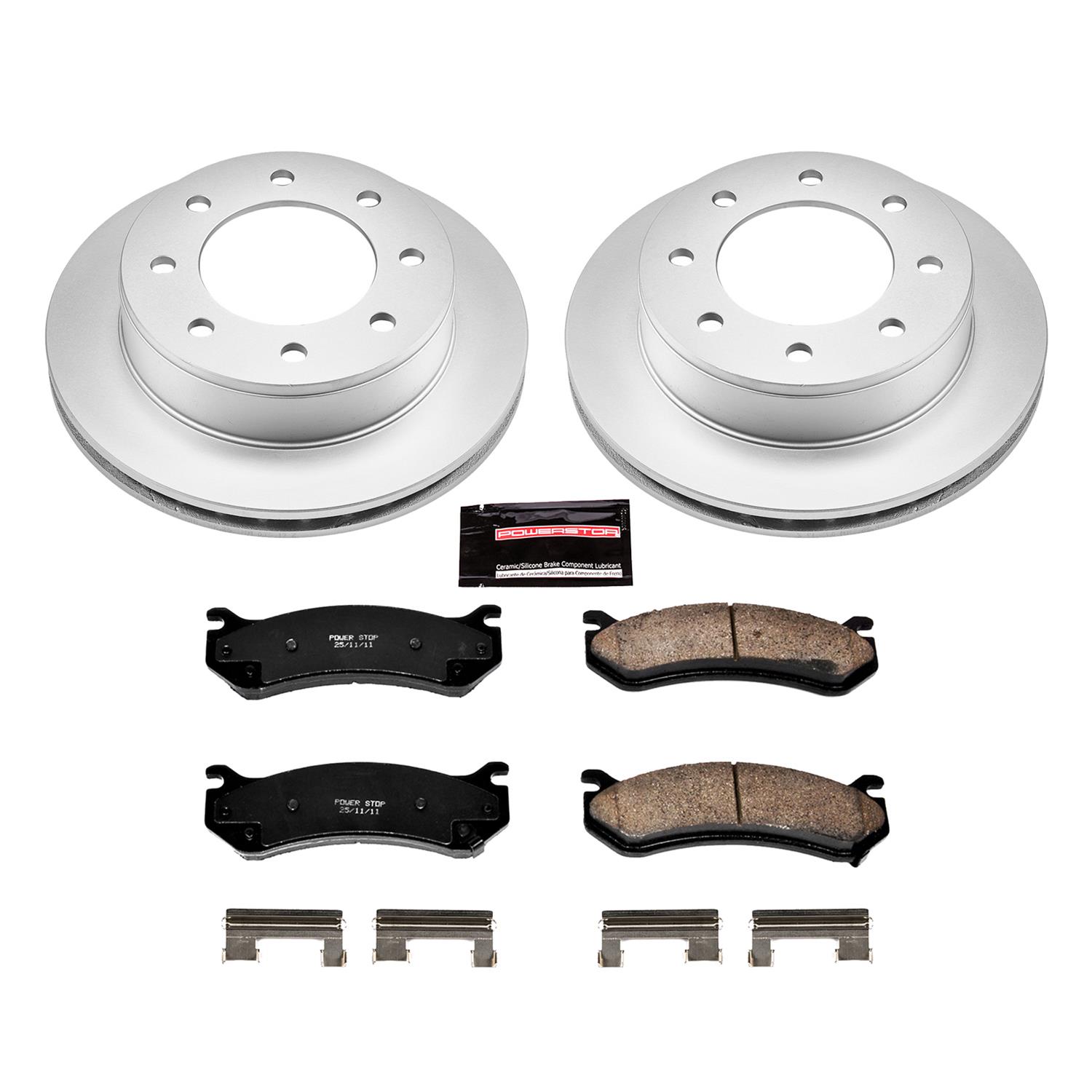 Power Stop 01-03 Chevrolet Silverado 1500 HD Front & Rear Z17 Evolution Geomet Coated Brake Kit (1x psbCRK2020, 1x psbCRK2036) thumbnail 8