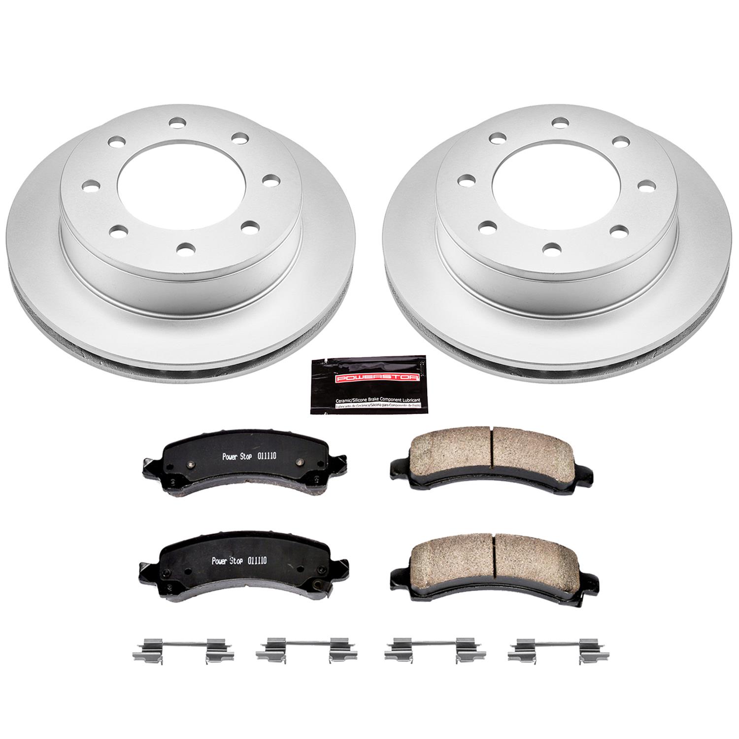 Power Stop 03-17 Chevrolet Express 2500 Front & Rear Z17 Evolution Geomet Coated Brake Kit (1x psbCRK2020, 1x psbCRK2039) thumbnail 8
