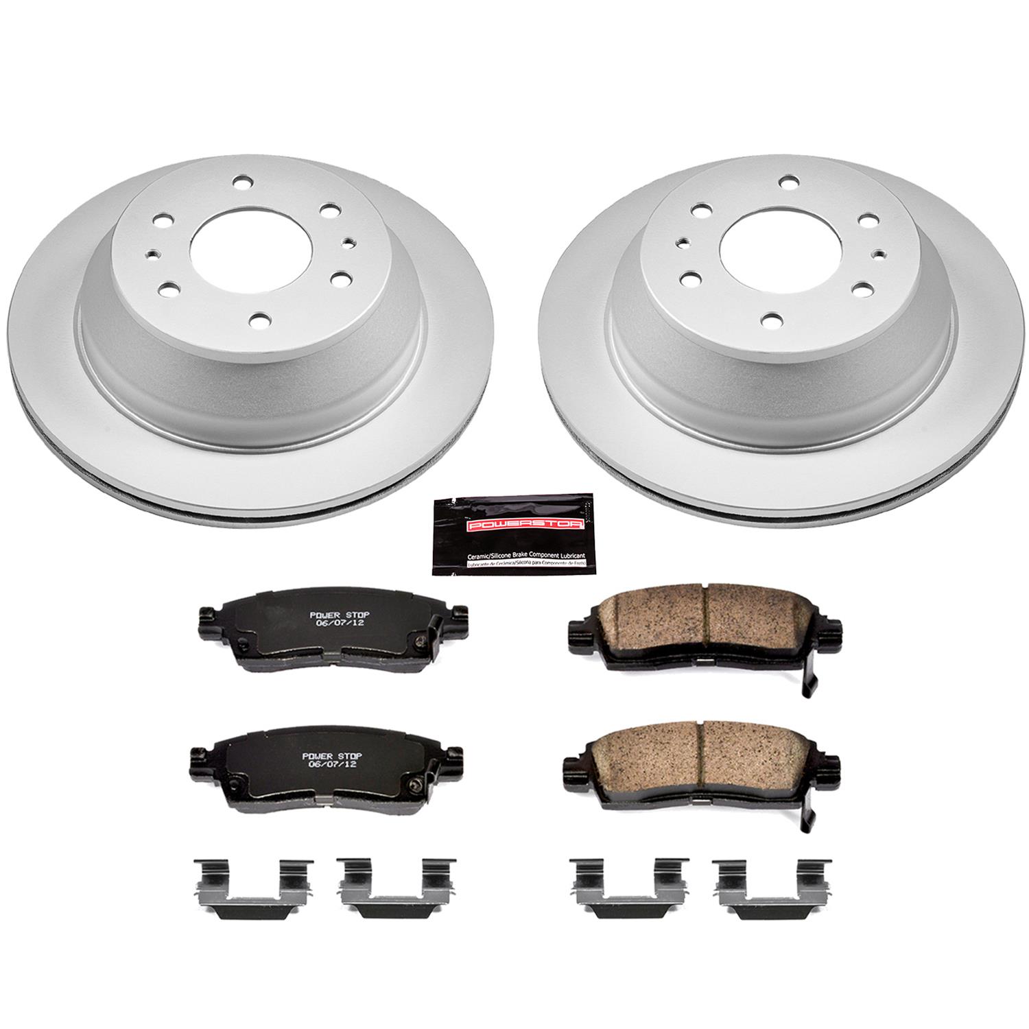 Power Stop 06-07 Buick Rainier Front & Rear Z17 Evolution Geomet Coated Brake Kit (1x psbCRK2050, 1x psbCRK2084) thumbnail 8