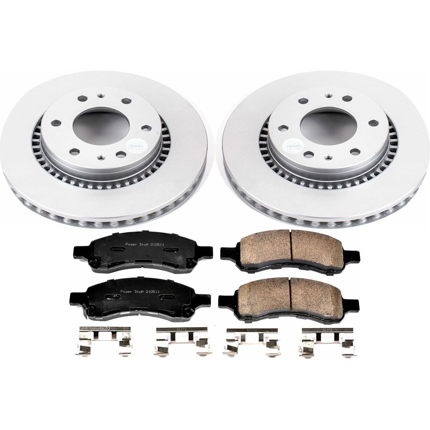Power Stop 06-07 Buick Rainier Front & Rear Z17 Evolution Geomet Coated Brake Kit (1x psbCRK2050, 1x psbCRK2084) thumbnail 5