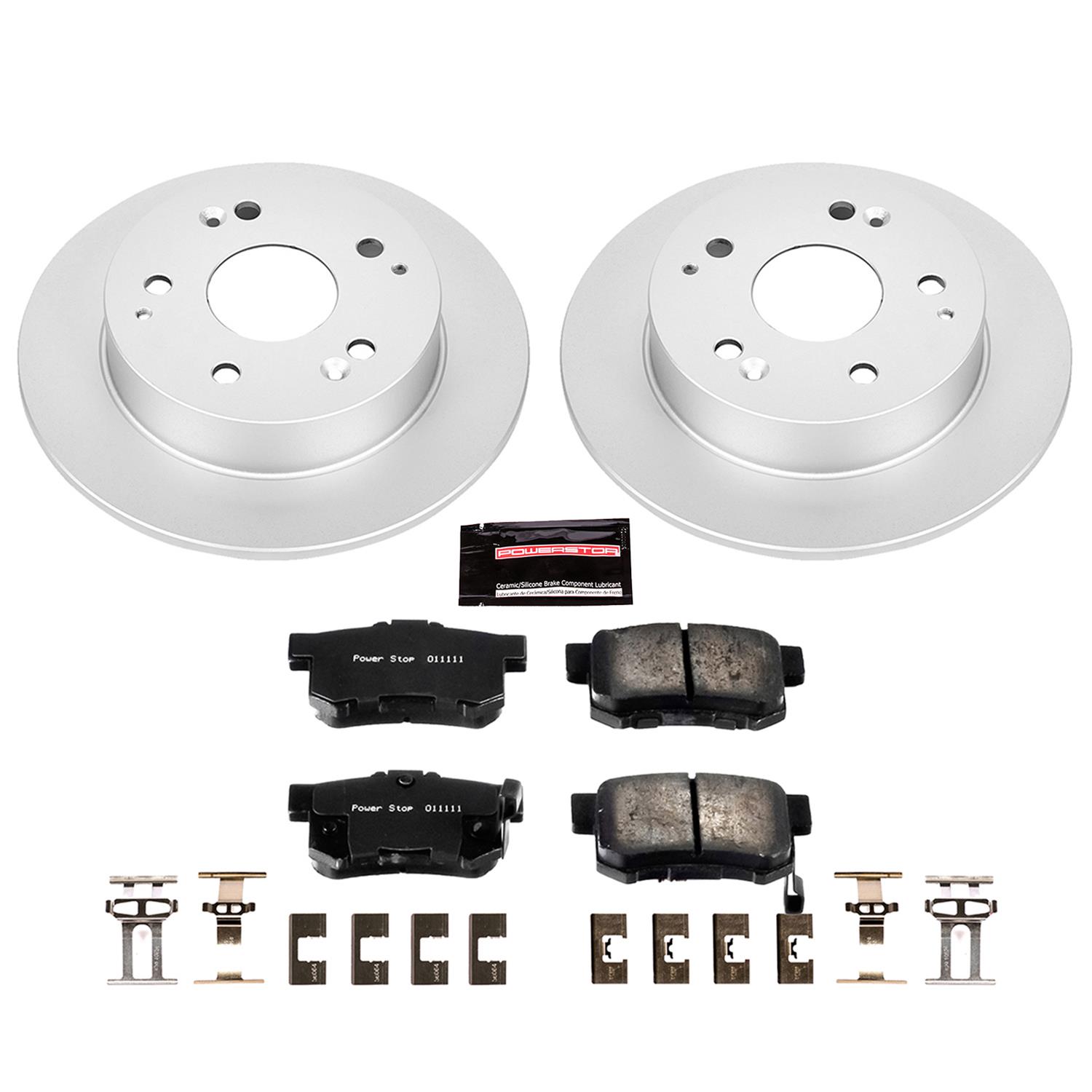 Power Stop 02-06 Acura RSX Front & Rear Z17 Evolution Geomet Coated Brake Kit (1x psbCRK2439, 1x psbCRK2270) thumbnail 8