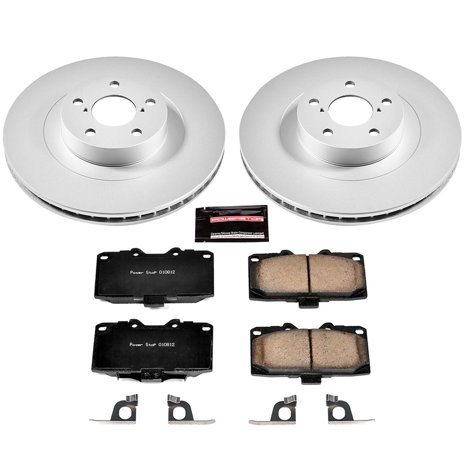 Power Stop 06-07 Subaru Impreza Front & Rear Z17 Evolution Geomet Coated Brake Kit (1x psbCRK4932, 1x psbCRK2367) thumbnail 7